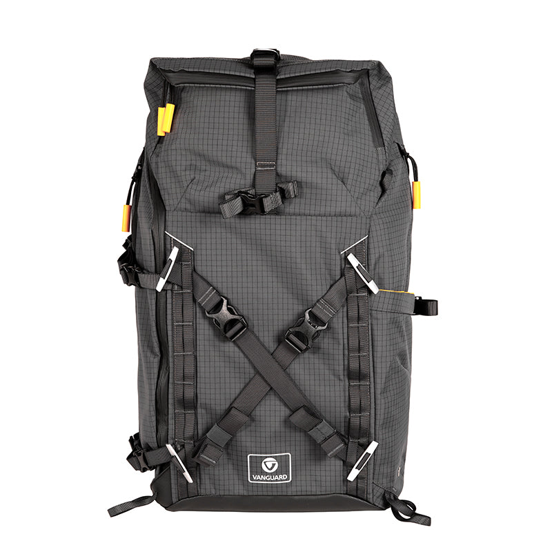 VEO Active 53 Gray Camera Backpack with USB Charger Port - Waterproof DSLR Camera Bag for Travel & Outdoor Photography