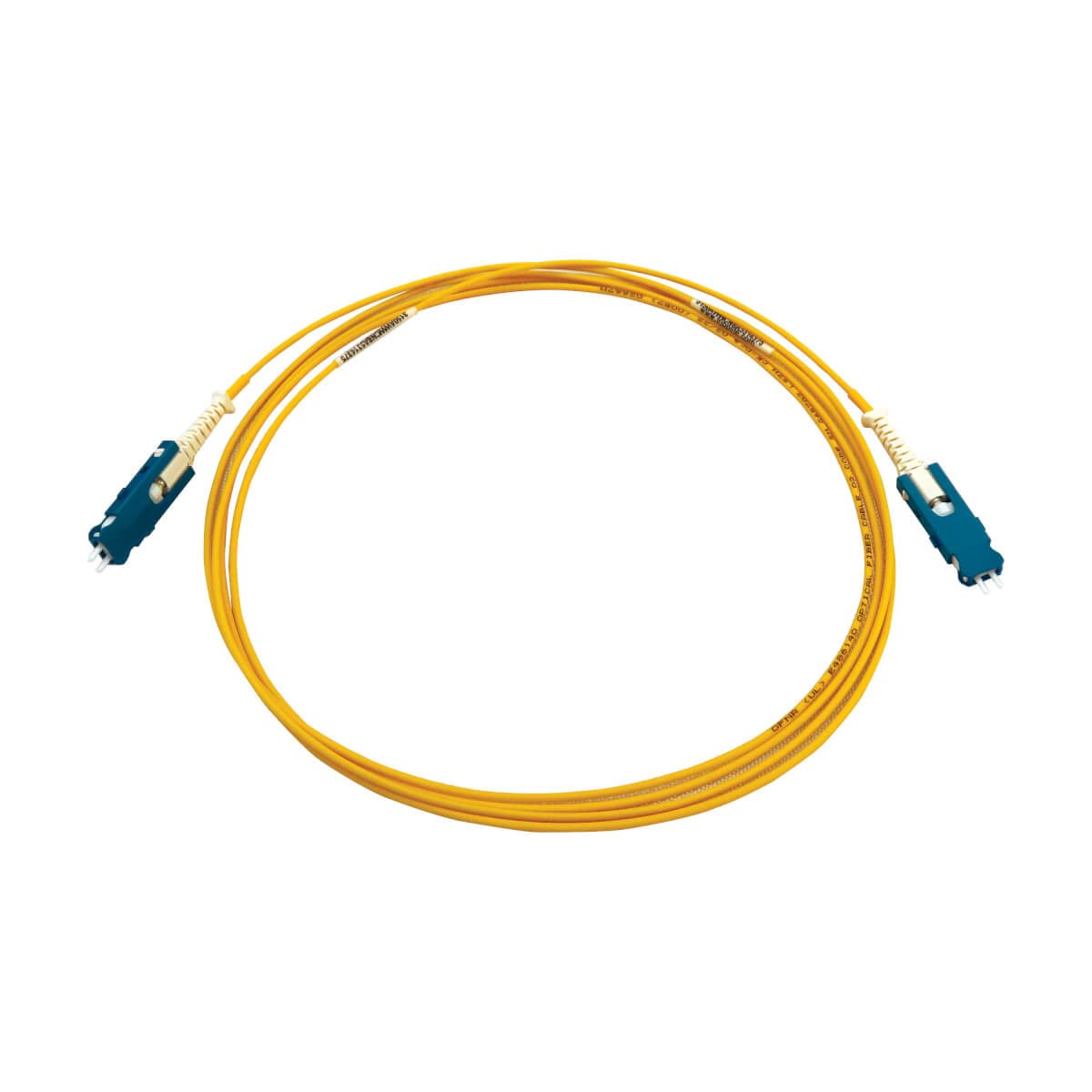 Tripp Lite 400G OS2 Singlemode Fiber Optic Cable - 9/125 Duplex SN-UPC Connectors for OSFP/QSFP-DD Transceivers, Male-to-Male, 2M Yellow LSZH - Ideal for High-Speed Data Centers & Network Infrastructure (N383S-02M)