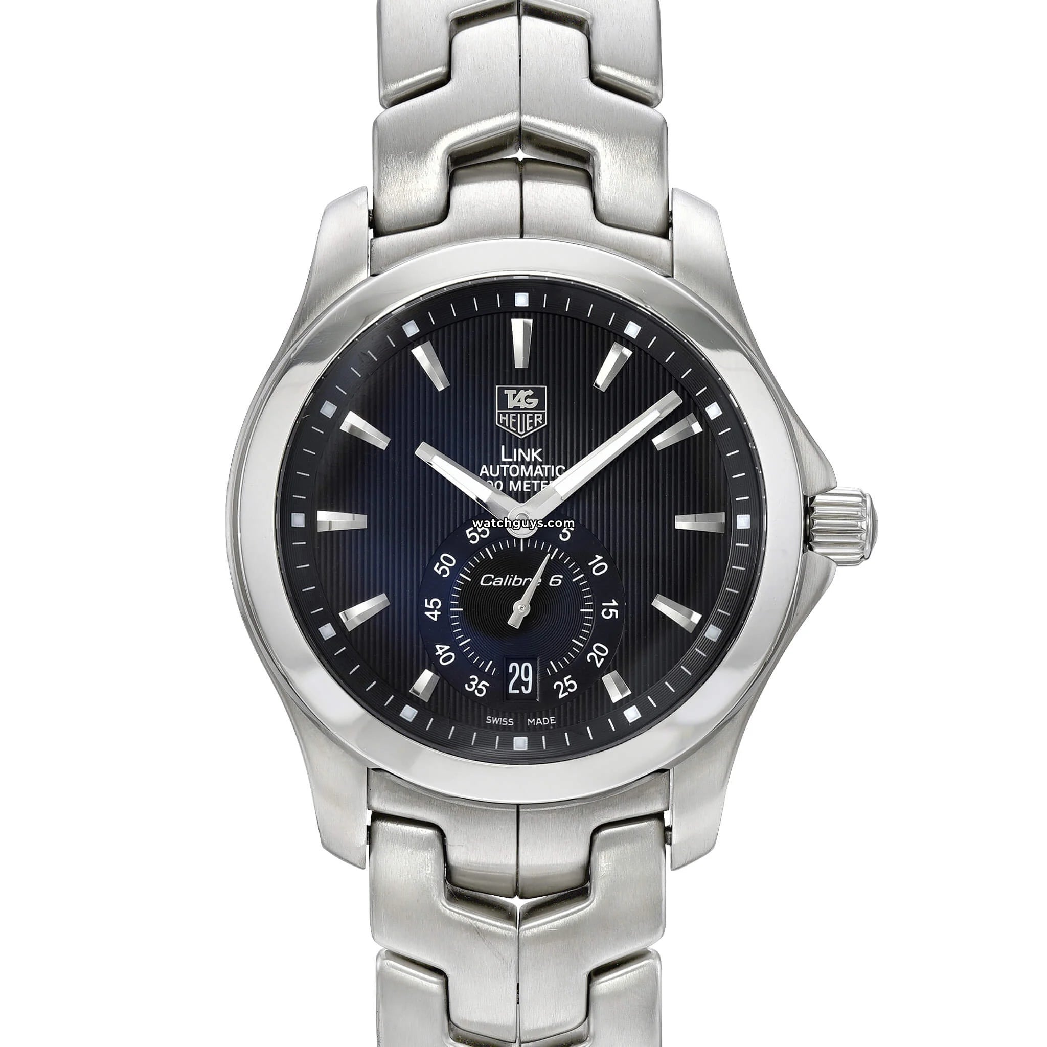 Tag Heuer Link WJF211A Black Men's Luxury Watch - Swiss Automatic Chronograph for Business, Formal & Special Occasions