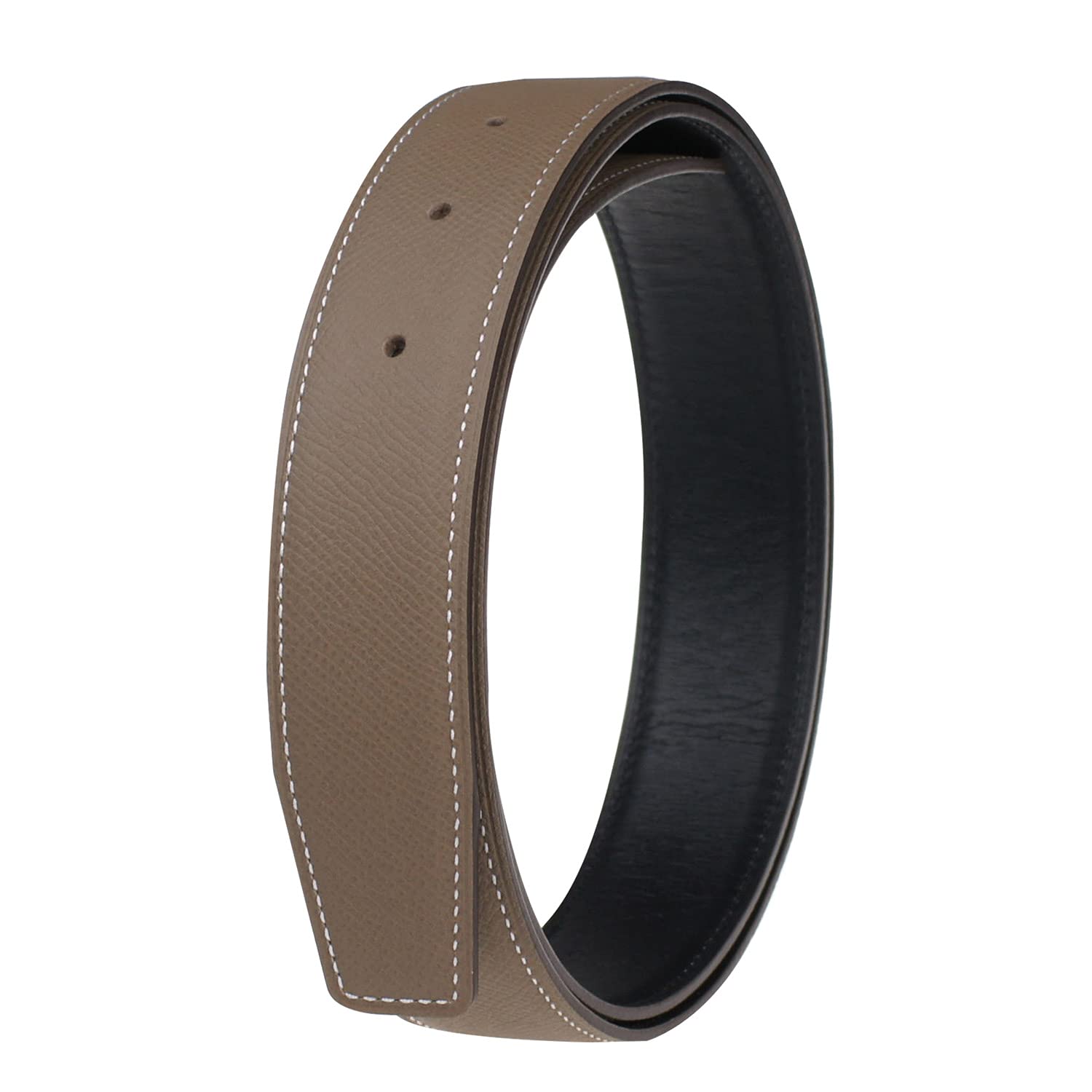 Premium Full Grain Cow Leather Belt Strap - 32mm Wide, No Buckle - Durable Replacement Belt for Men & Women - Perfect for Casual, Office & Formal Wear