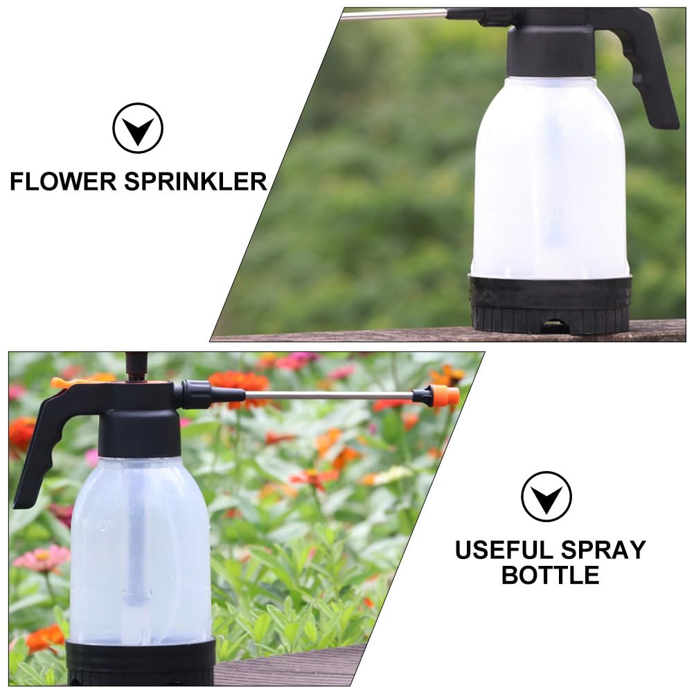 Yardwe 1pc Manual Water Pump Sprayer - Portable Pressure Spray Bottle for Plants, Flowers, Car Wash, Gardening & Cleaning | Fine Mist Refillable Plastic Watering Can for Indoor/Outdoor Use