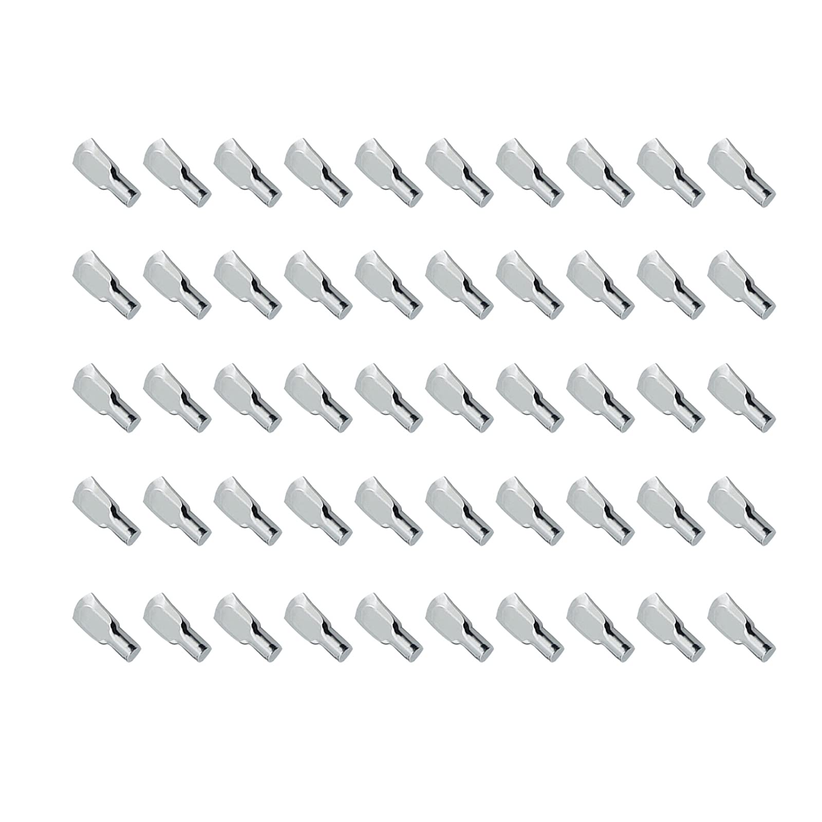 JANEMO 50PCS 5mm Iron Shelf Pegs for Cabinet, Wardrobe & Bookcase - Home & Office Use