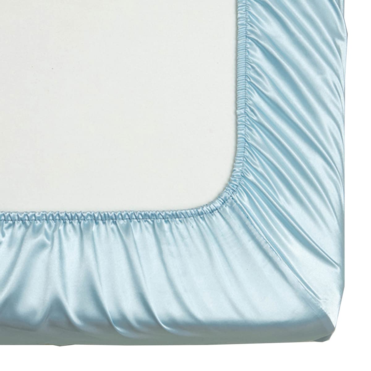 Premium Queen Size Fitted Sheet - Deep Pocket Microfiber Bottom Sheet | Wrinkle, Fade & Shrink Resistant | Durable & Easy Care (1 Piece, No Pillowcases) | Perfect for Guest Rooms, Dorms & Master Bedrooms (Blue)