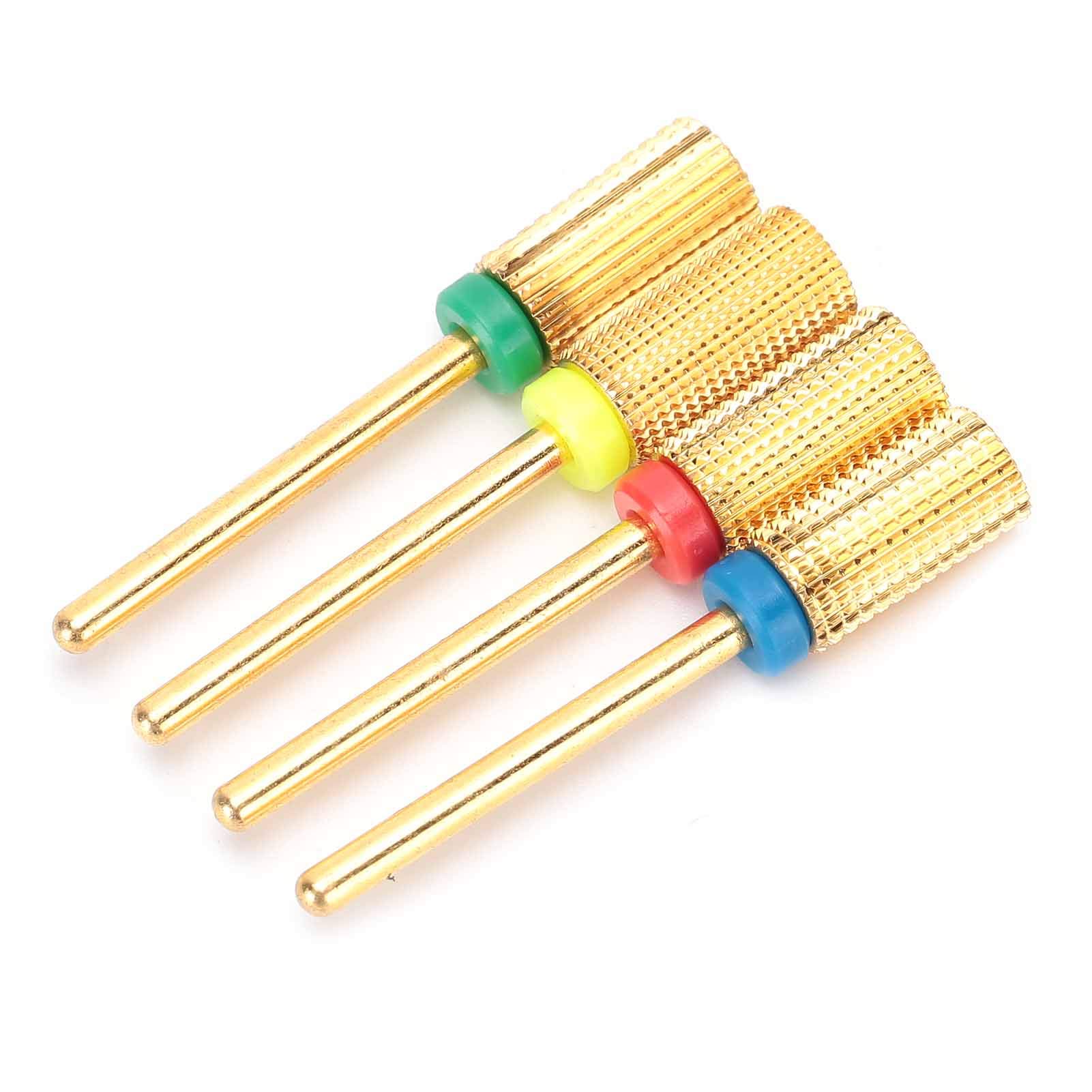 2-Piece Nail Drill Bit Set - 2.35mm Shank Professional Manicure Tools for Filing, Grinding & Carving - Perfect for Salon & Home Nail Art Designs