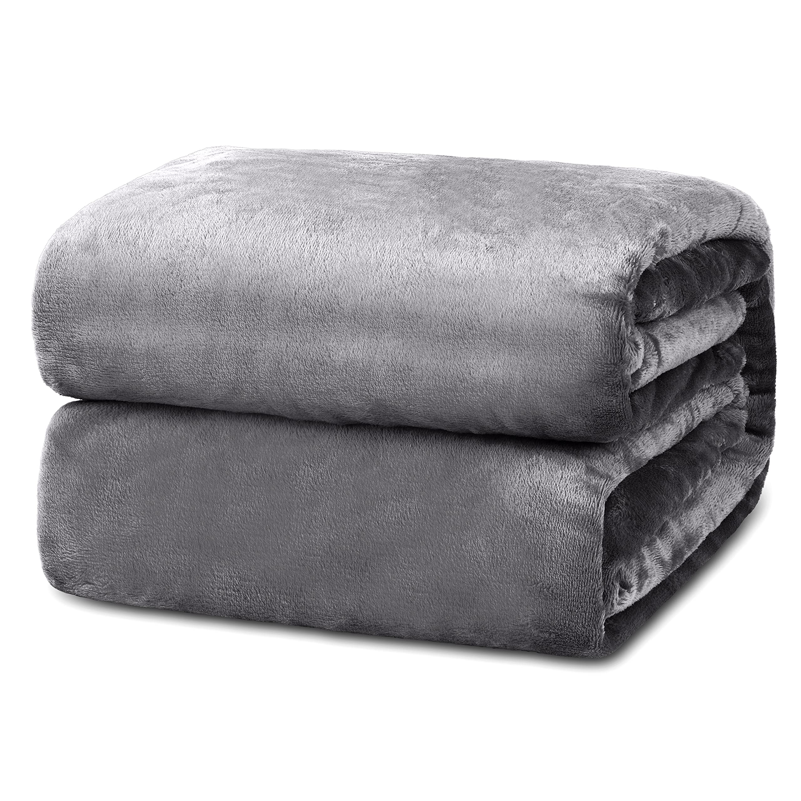 Hannah Linen Twin Fleece Blanket - Ultra Soft Plush Toddler Blanket for Bed & Nursery - Lightweight Warm Fuzzy Microfiber Fleece Throw (60