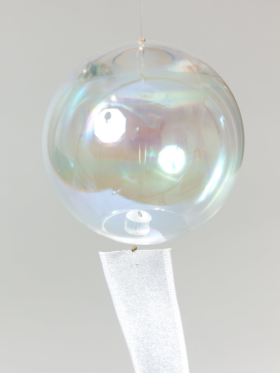 Nijiiro Furin Chime - Japanese Rainbow Glass Wind Chime for Outdoor & Indoor Decor, Garden, Patio, and Home Relaxation