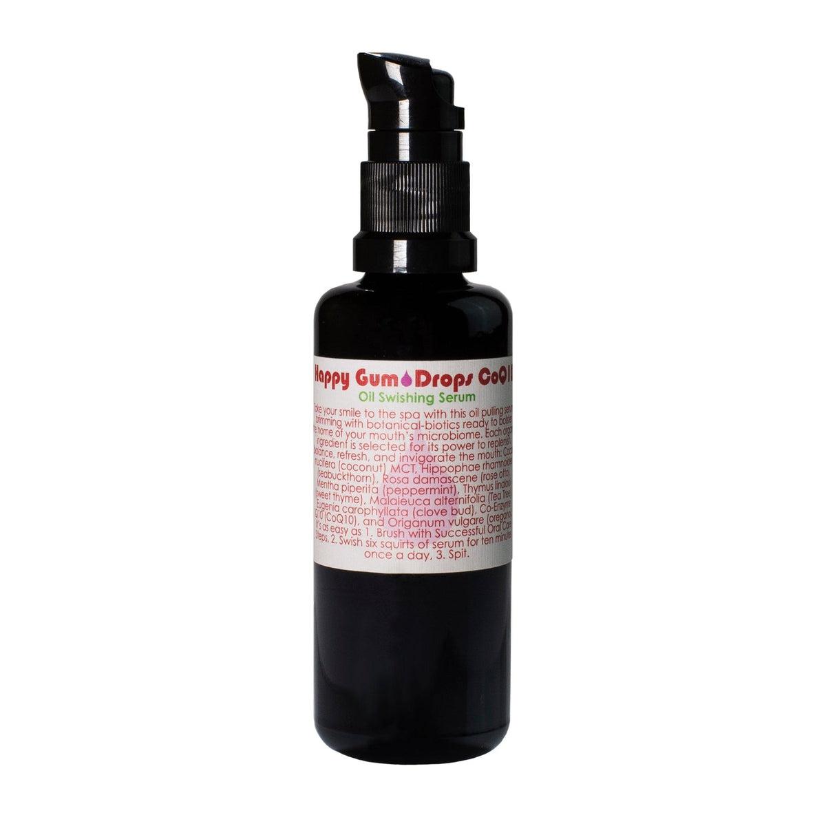 Happy Gum Drops Oil Swishing Serum 50ml - Natural Oral Care Solution for Fresh Breath & Teeth Whitening - Perfect for Morning Routine & Pre-Date Prep
