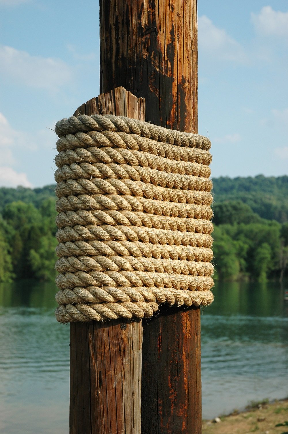 Premium Natural Manila Rope - 1/4 Inch x 50 Feet | Strong Twisted Cord for Climbing, DIY Projects, Home Decor & Outdoor Activities | Ideal for Tug of War, Landscaping & Camping | Durable Pre-Cut Rope for Crafts & General Use