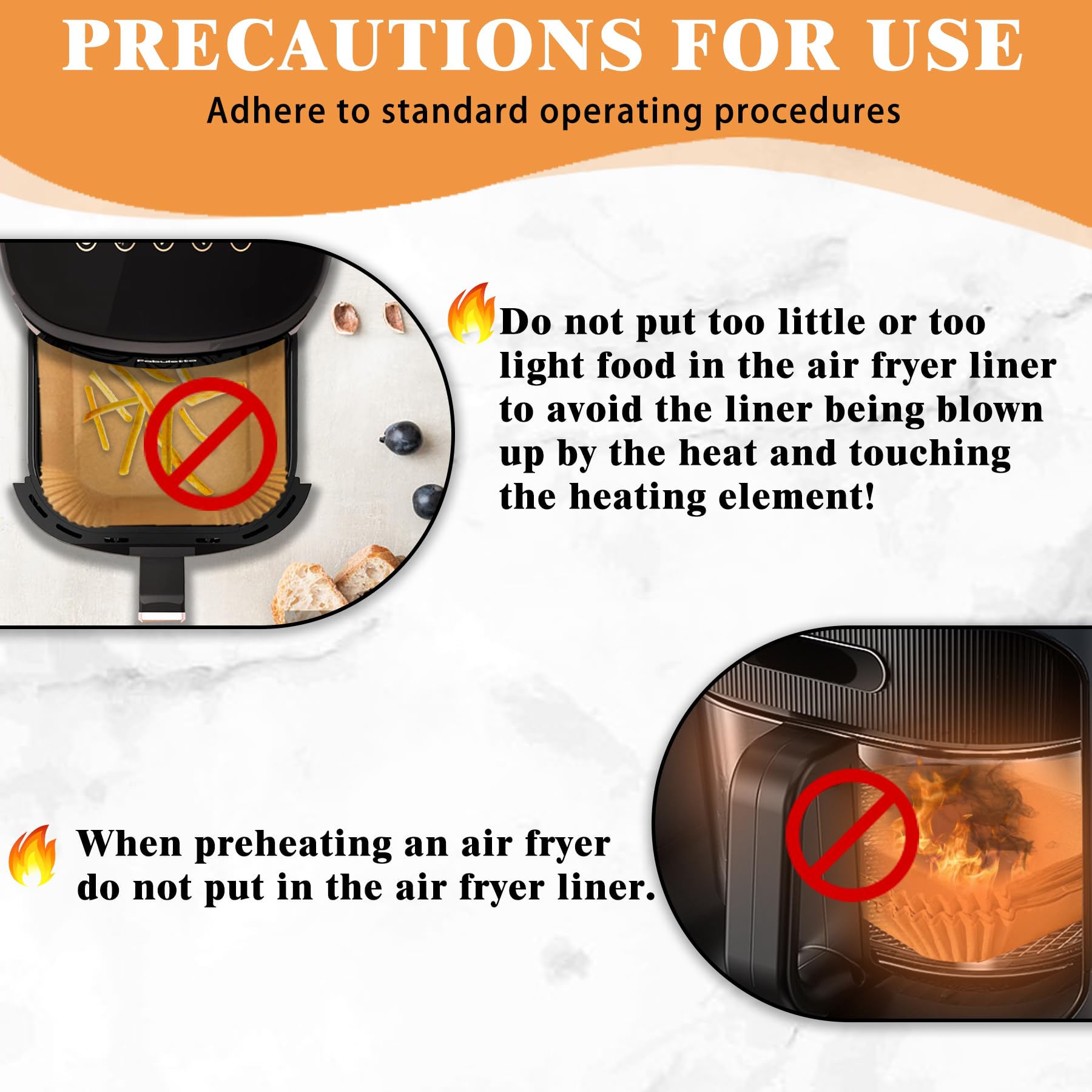 120 Pcs Air Fryer Disposable Paper Liners - Square Non-Stick Parchment Cooking Sheets for 5-8 Qt Air Fryers, Microwave & Frying Pan - Oil-proof Baking Basket Accessories for Healthy Cooking & Easy Cleanup