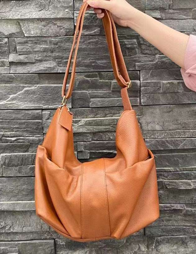 Stylish Genuine Leather Crossbody Bag for Women - Fashionable & Durable Everyday Shoulder Purse - Perfect for Work, Travel, and Shopping