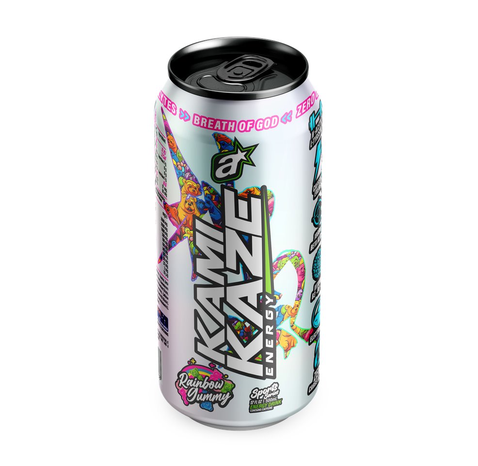 Kamikaze Energy RTD Drink - High Performance Sports & Athletic Energy Booster | Pre-Workout, Gym & Endurance Fuel