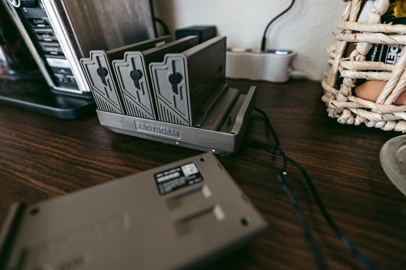 TACTACAM Reveal Lithium Cartridge 4-Port Fast Charger for Hunting Cameras - Perfect for Trail Cameras, Wildlife Monitoring & Outdoor Adventures
