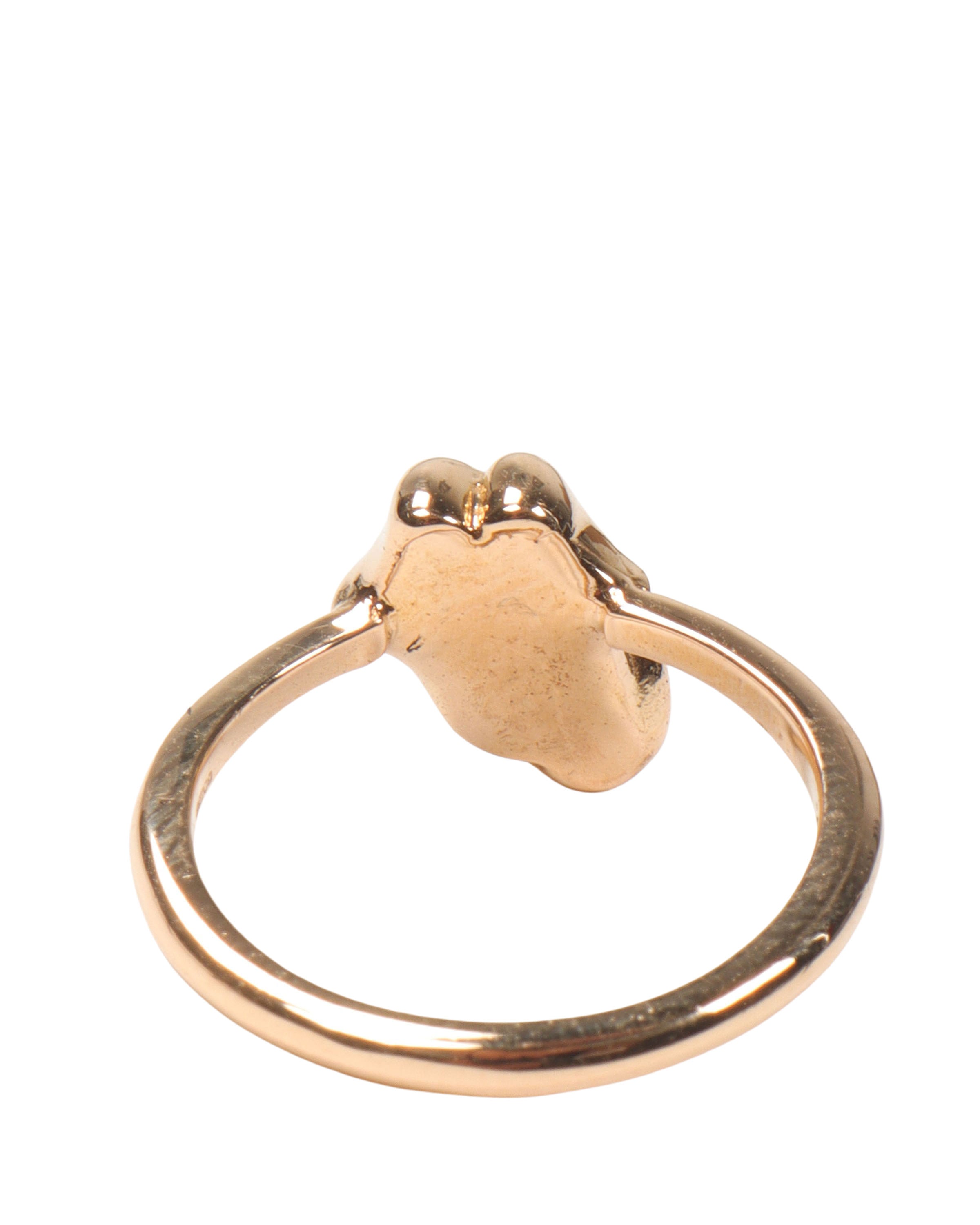 22k Gold Rolling Stones Bubblegum Ring - Vintage Style Statement Jewelry for Women & Men, Perfect for Concerts, Parties & Everyday Wear