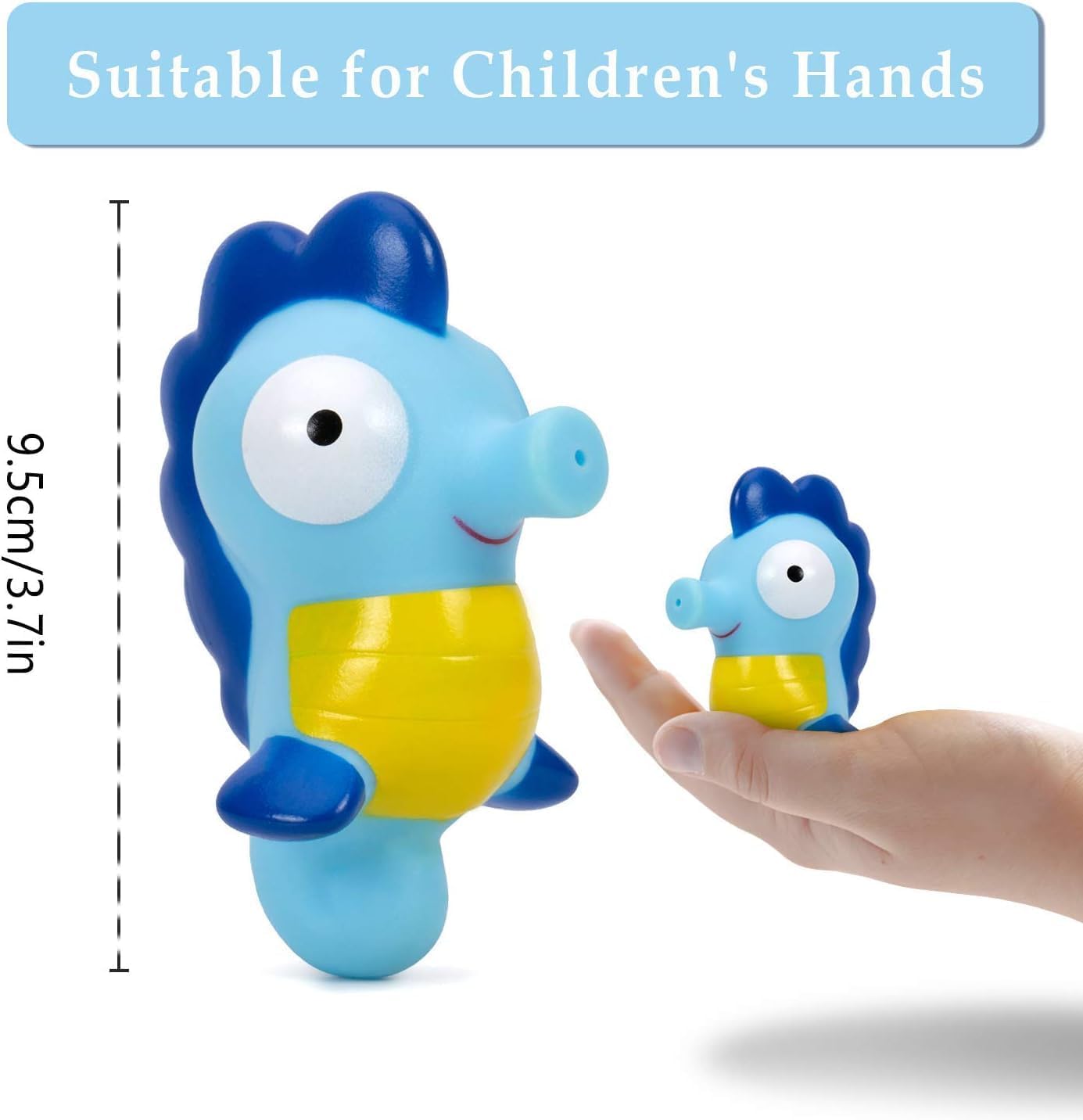 **ZWOOS 6-Piece Soft Floating Bath Toys for Kids - Sea Creature Bathtub & Pool Toys for Toddlers & Children | Fun Water Play for Bath Time, Swimming & Learning**