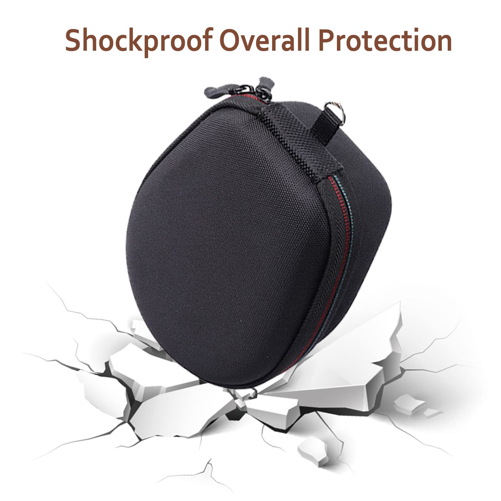 Durable Hard Protective Case for AfterShokz Trekz Air/Aeropex/Titanium Mini/OpenRun Pro Bone Conduction Headphones - Travel & Sports Storage Cover (Black) - Perfect for Gym, Running, Hiking & Outdoor Activities