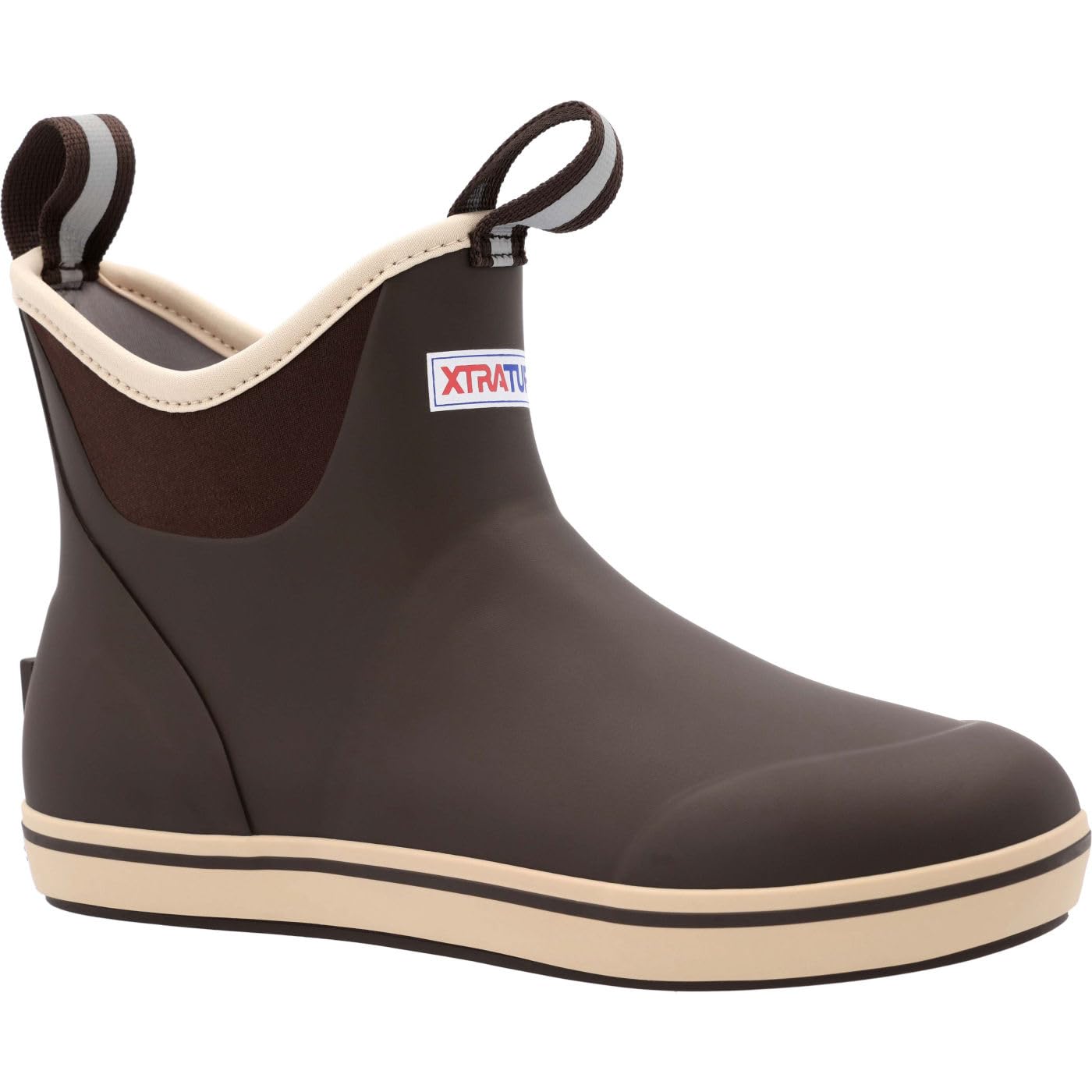 Xtratuf Women's 6 Inch Ankle Deck Boot - Waterproof Rubber Fishing & Work Boots for Outdoor, Gardening, and Boat Activities