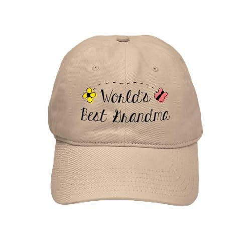 Khaki - World's Best Grandma Cap