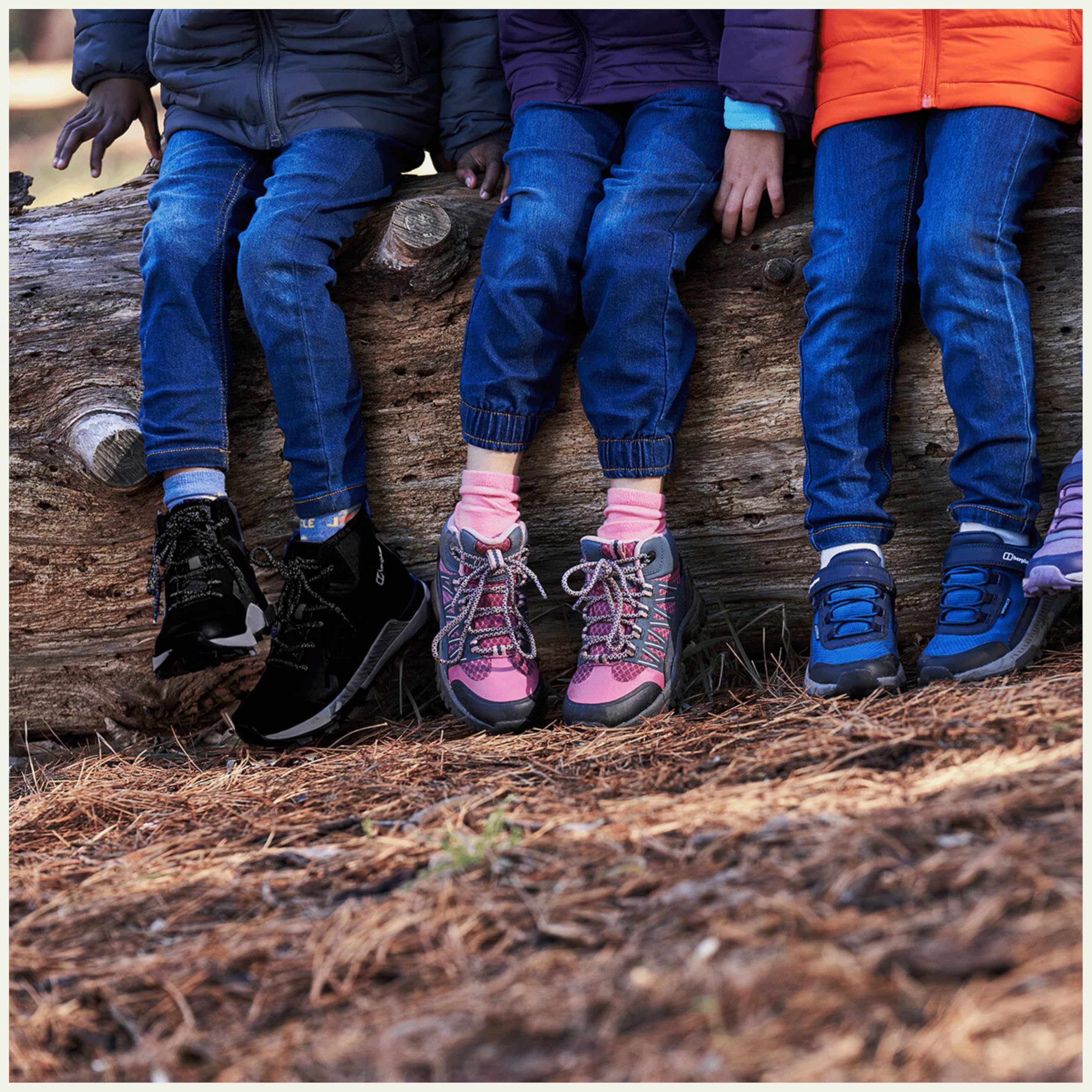 Berghaus Kids’ Galactic Mid Walking Boot - Waterproof, Breathable & Lightweight Hiking Shoes for Boys & Girls | High Traction Sole, Vegan Friendly | Perfect for Outdoor Adventures, Hiking & Trekking