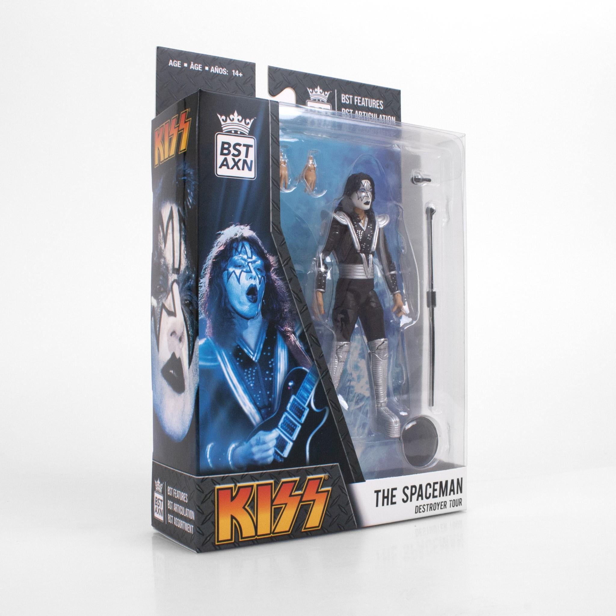 Ace Frehley The Spaceman KISS BST AXN 5-Inch Collectible Action Figure - Perfect for Music Fans, Collectors & Gift Giving