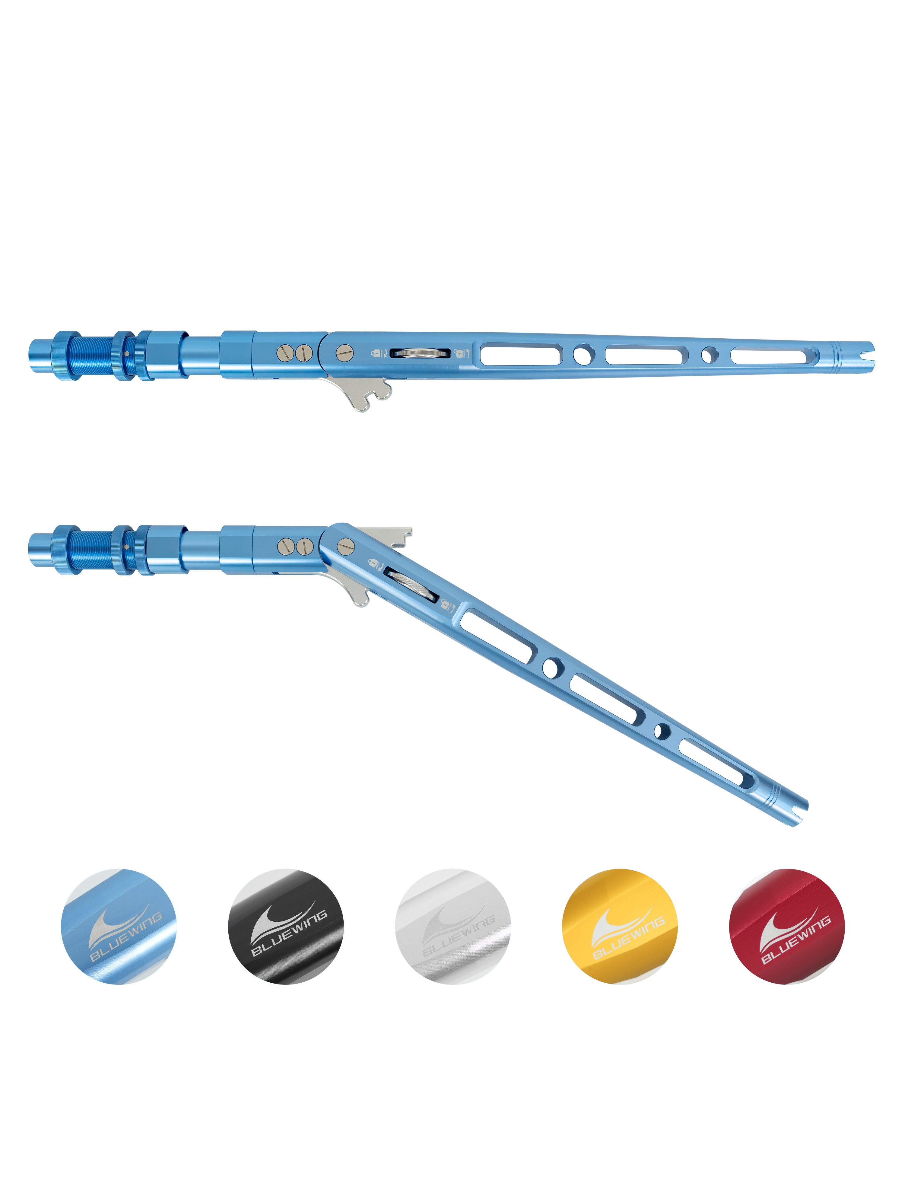 BlueWing Adjustable Fishing Rod Butt - Lightweight & Durable for Bass, Trout & Saltwater Fishing - Perfect for Casting, Trolling & Shore Fishing