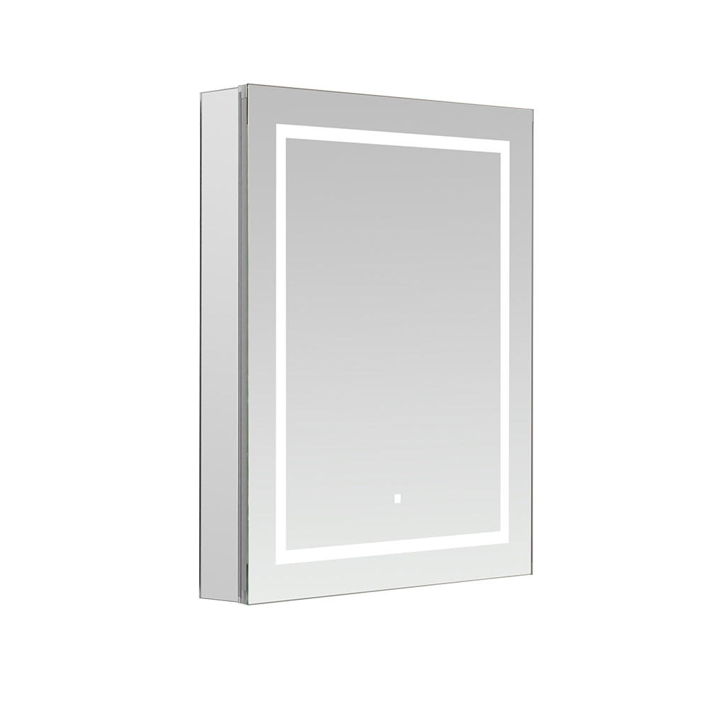 Aquadom Royale Basic Q 24x30 Right or Left Hinge LED Lighted Bathroom Medicine Cabinet - Perfect for Modern Homes & Spa-Like Retreats