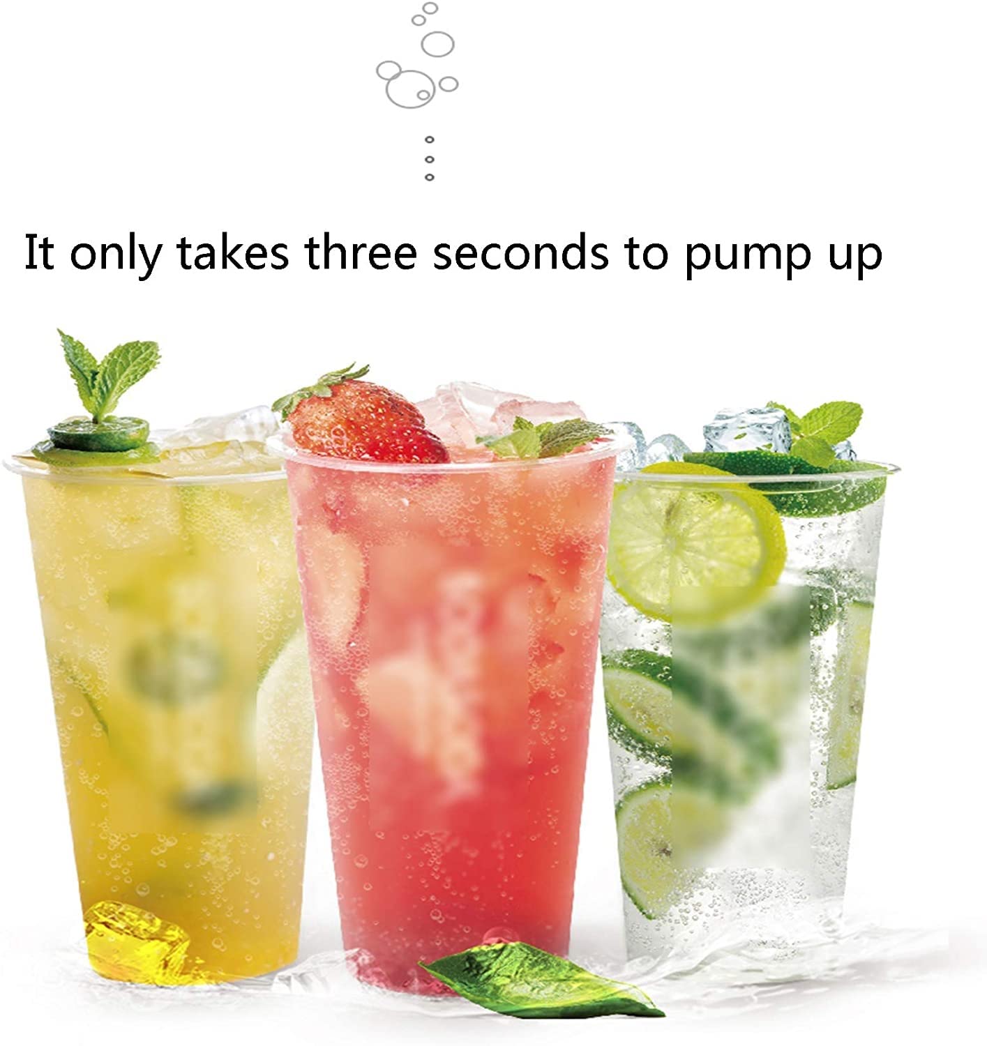 **Commercial & Household Soda Maker Machine - Bubble Water & Carbonated Beverage Maker for Home, Office, Parties (No CO2 Included) | Perfect for Sparkling Water, Cocktails & Healthy Drinks**