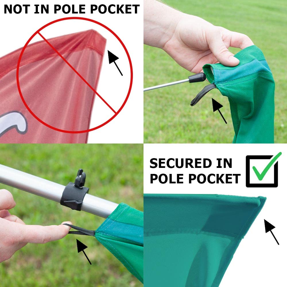 Vispronet 13.5ft Feather Flag Kit with Pole, Cross Base & Weight Bag - Durable Custom Printed Entrance Flags for Business Advertising, Storefronts & Sales Events (Made in USA) - Perfect for Grand Openings, Car Dealerships & Outdoor Promotions