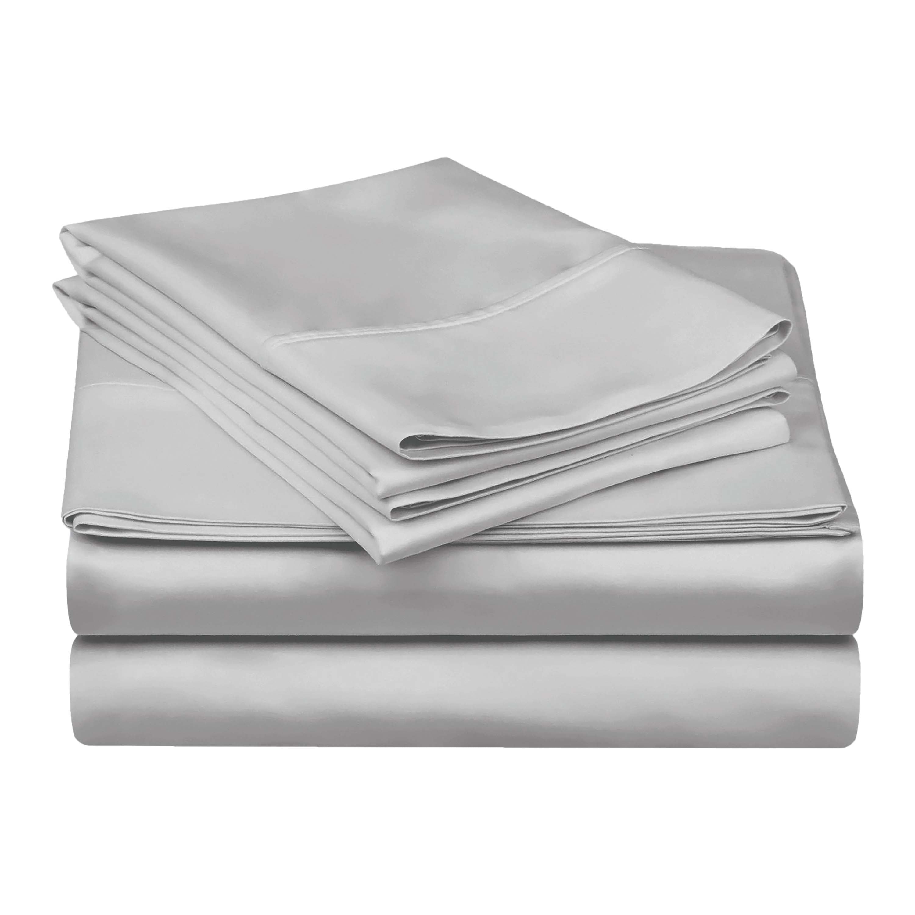 Premium 100% Egyptian Cotton 300 Thread Count Bed Sheet Set - Queen Size, Soft & Breathable for All-Season Comfort - Perfect for Luxury Bedrooms, Hotels, and Guest Rooms