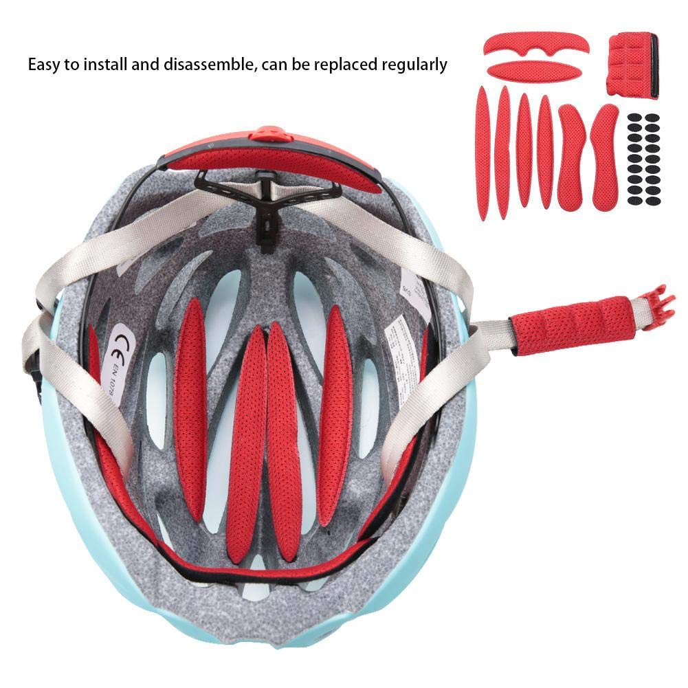 Tbest Universal Soft Helmet Padding Kit - Bike & Motorcycle Helmet Liner, Anti-Collision Sponge Padding with Viscose Backing for Enhanced Safety & Comfort | Perfect for Cycling, Motorcycling & Extreme Sports