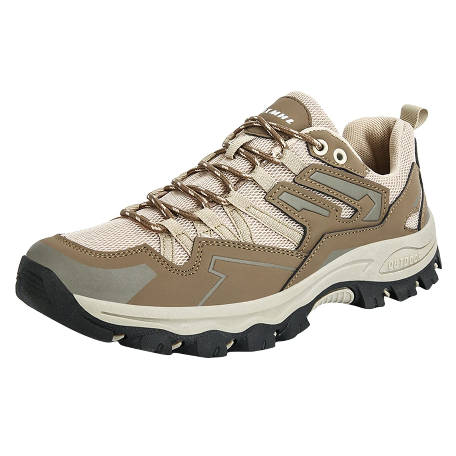 Women's Breathable Non-Slip Waterproof Hiking Shoes - Lightweight Trekking & Walking Shoes for Outdoor Camping, Mountain Climbing & Daily Training | Heel Support & Comfort Design