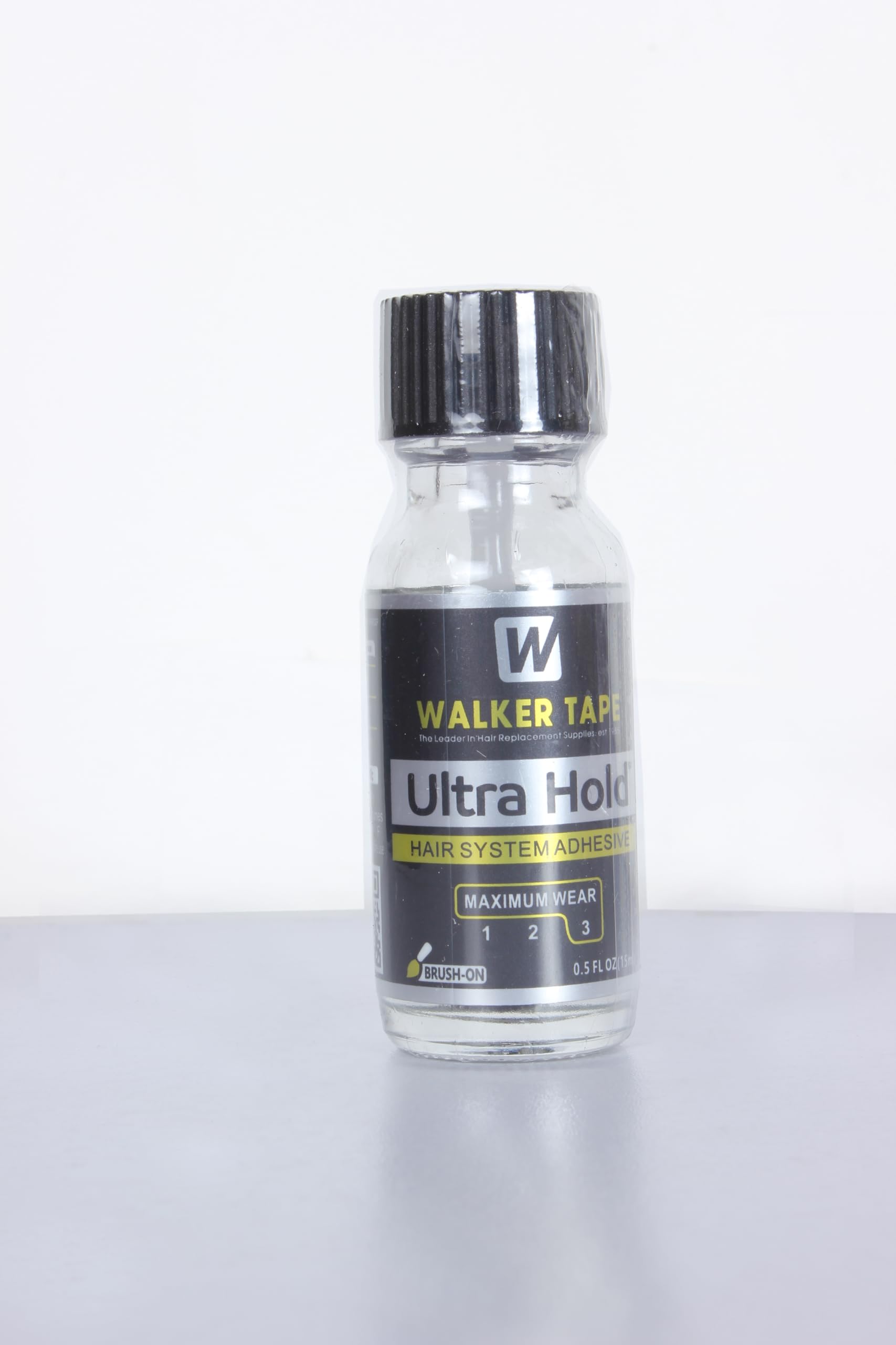RITZPRIME 15ml Ultra Hold Transparent Waterproof Hair Adhesive Glue - Made in USA - Strong Hold for Hair Patches, Wigs & Extensions - Perfect for Daily Wear & Special Occasions