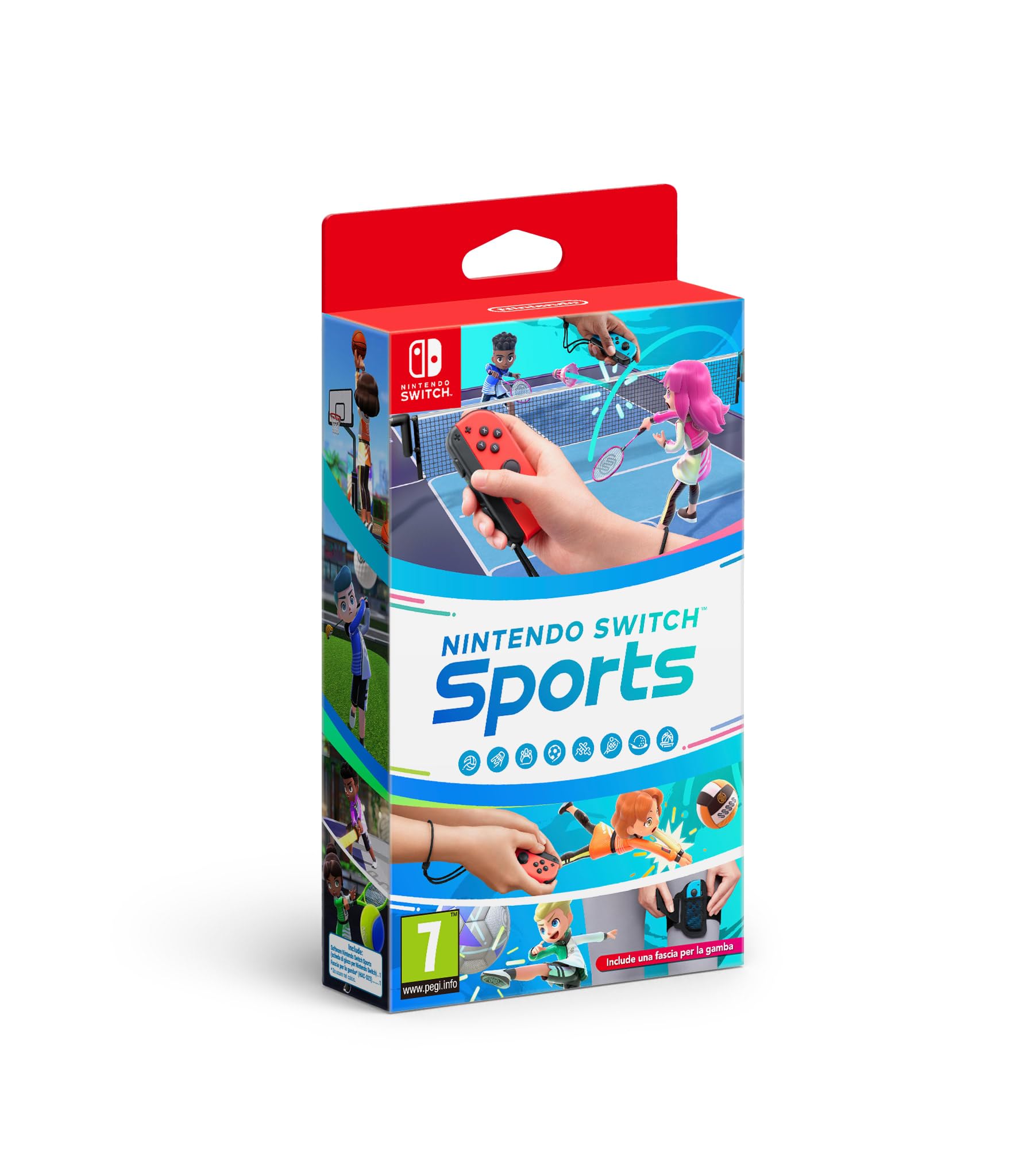 Nintendo Switch Sports - Nintendo Video Game - Italian Edition - Physical Card Version - Fun Multiplayer Sports Games for Family & Friends