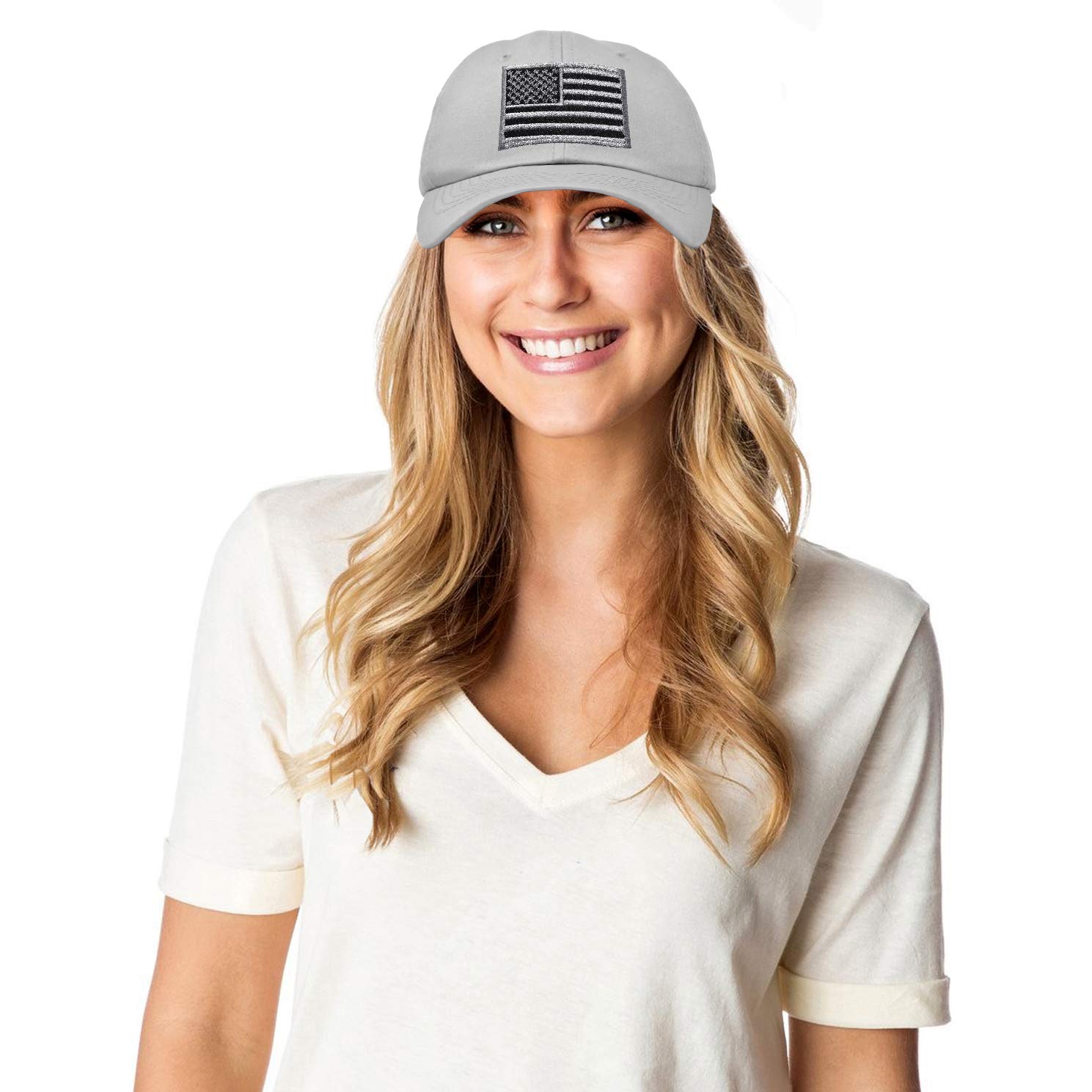 Premium USA Baseball Cap with American Flag - Patriotic DALIX Hat for Men & Women - Perfect for 4th of July, Veterans Day, and Outdoor Events