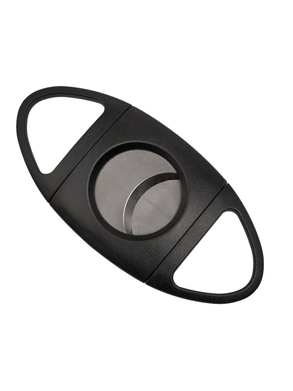 Premium Visol Bumble Black Double Guillotine Cigar Cutter - Sharp Stainless Steel Blades for Perfect Cut - Ideal for Cigars, Cigarillos & Cigarettes - Perfect for Home, Office & Outdoor Smoking Sessions