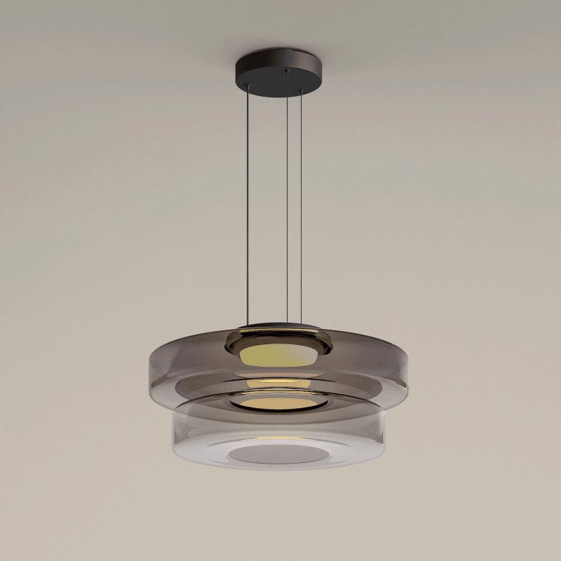 Modern Levels Series Pendant Light - Adjustable Hanging Chandelier for Kitchen Island, Dining Room & Bedroom Lighting