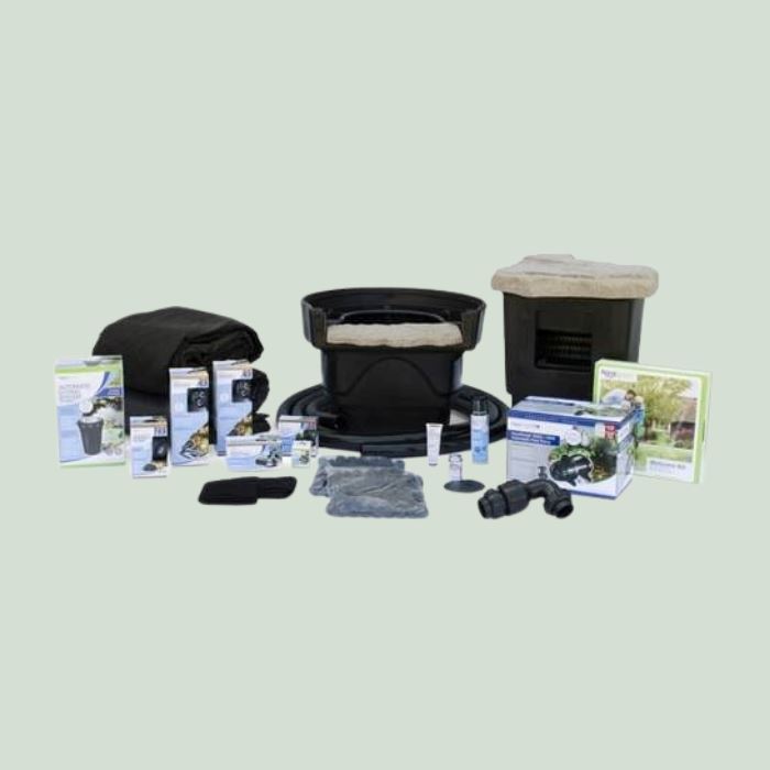 Best Aquascape Medium Pond Kit 11' x 16' with 3 PL Pump - Perfect for Backyard Water Gardens & Koi Ponds