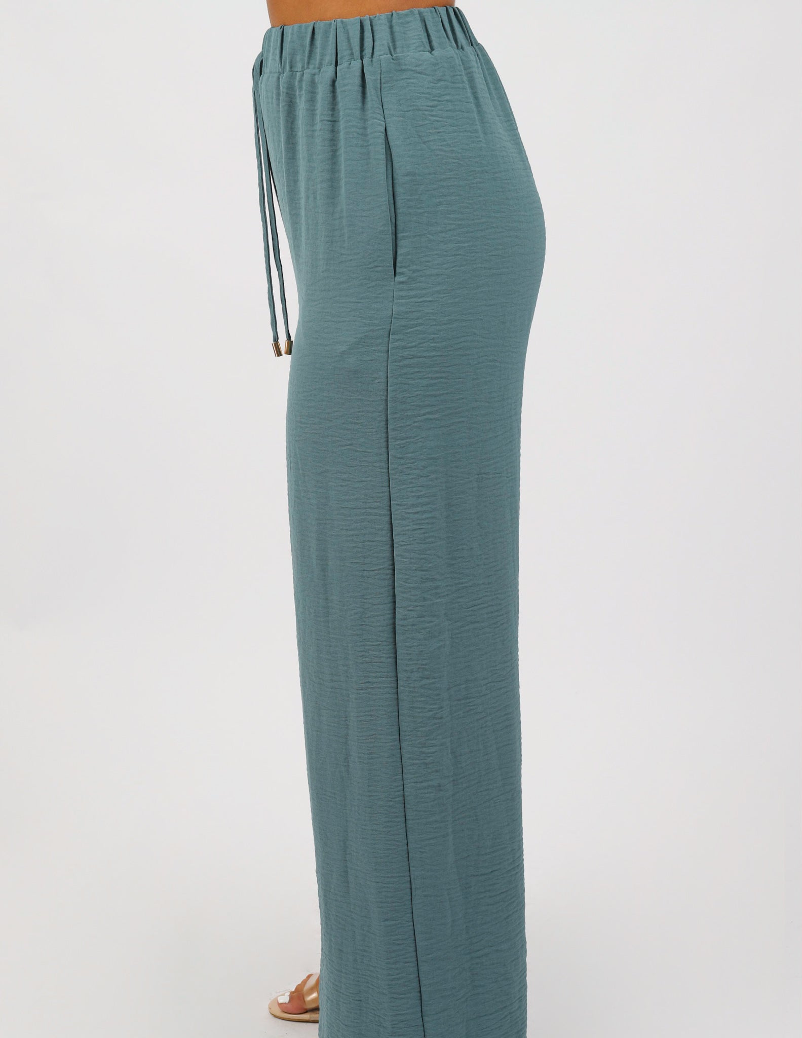 Women's High Waist Wide Leg Pants - Comfortable Stretchy Palazzo Trousers for Work, Office & Casual Wear | Plus Size Available