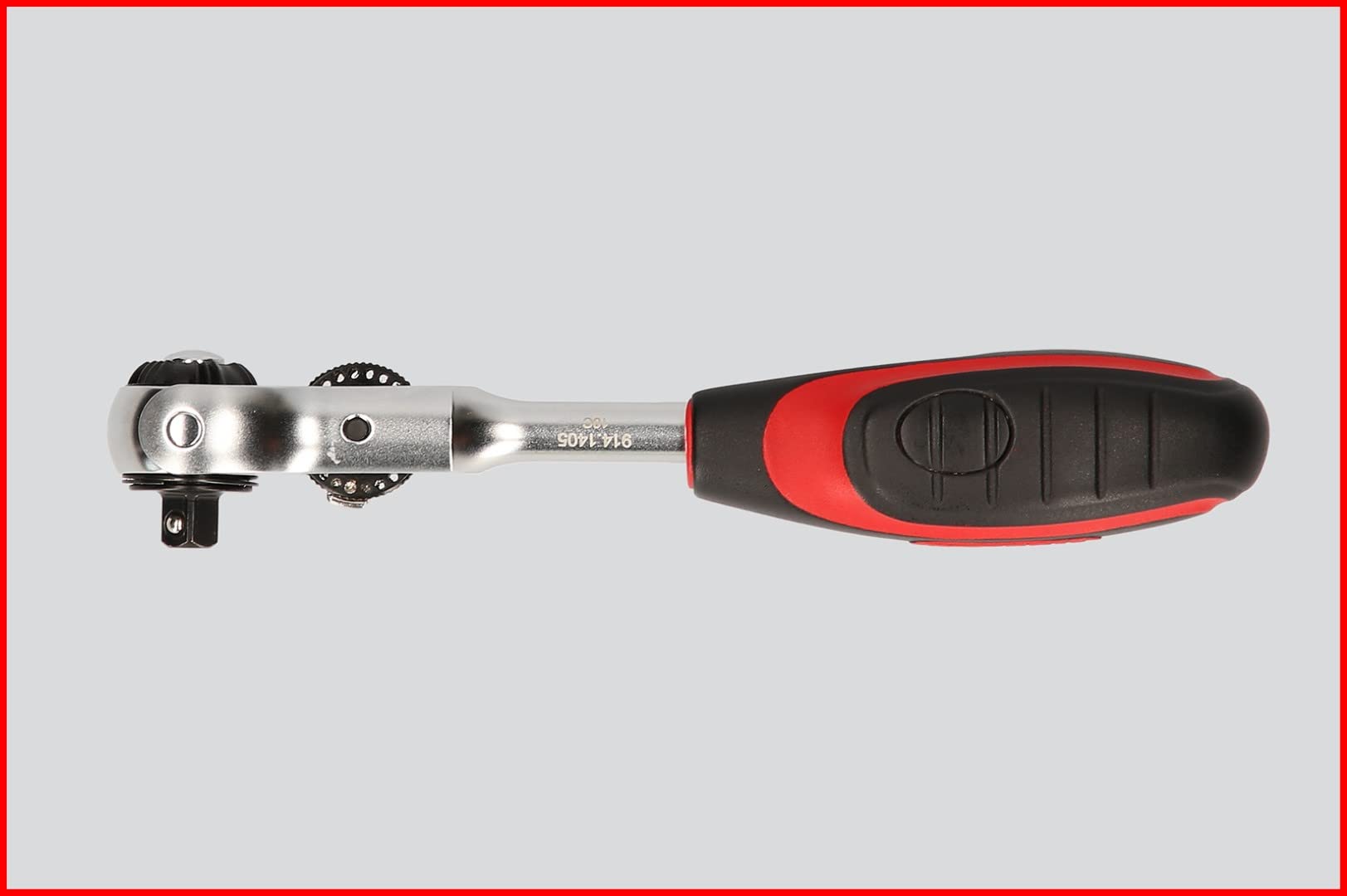 KS Tools 914.1405 Mini T-Handle Swivel Head Ratchet - Compact Hand Tool for Tight Spaces, Automotive & DIY Repairs | Perfect for Mechanics, Home Improvement & Small Engine Work