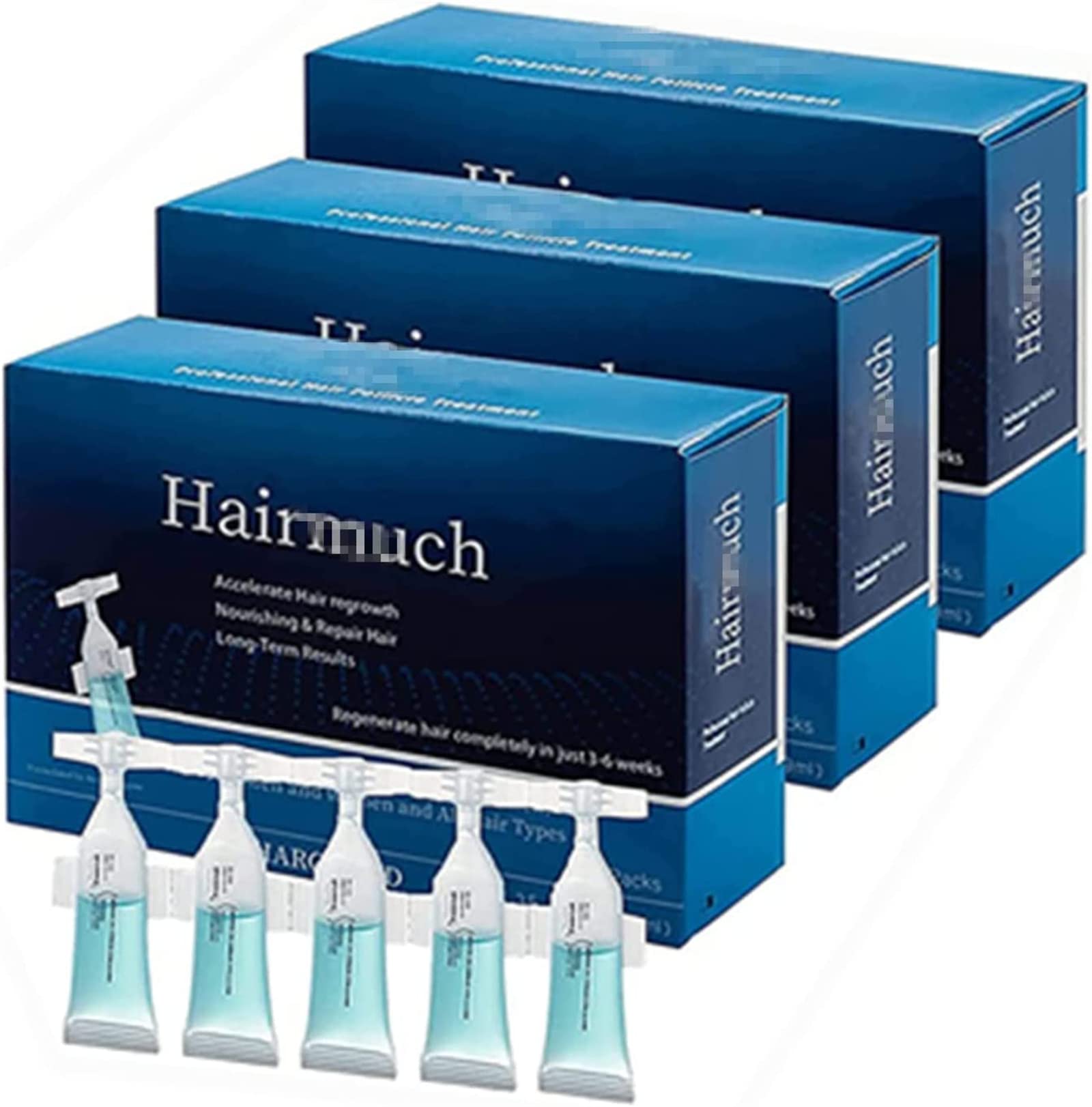 BIERDAN Hair Growth Serum for Women & Men - Natural Hair Regrowth Treatment with Ampoule Technology, Anti Hair Loss Solution for All Hair Types | Promote Thicker, Healthier Hair for Daily Care & Styling