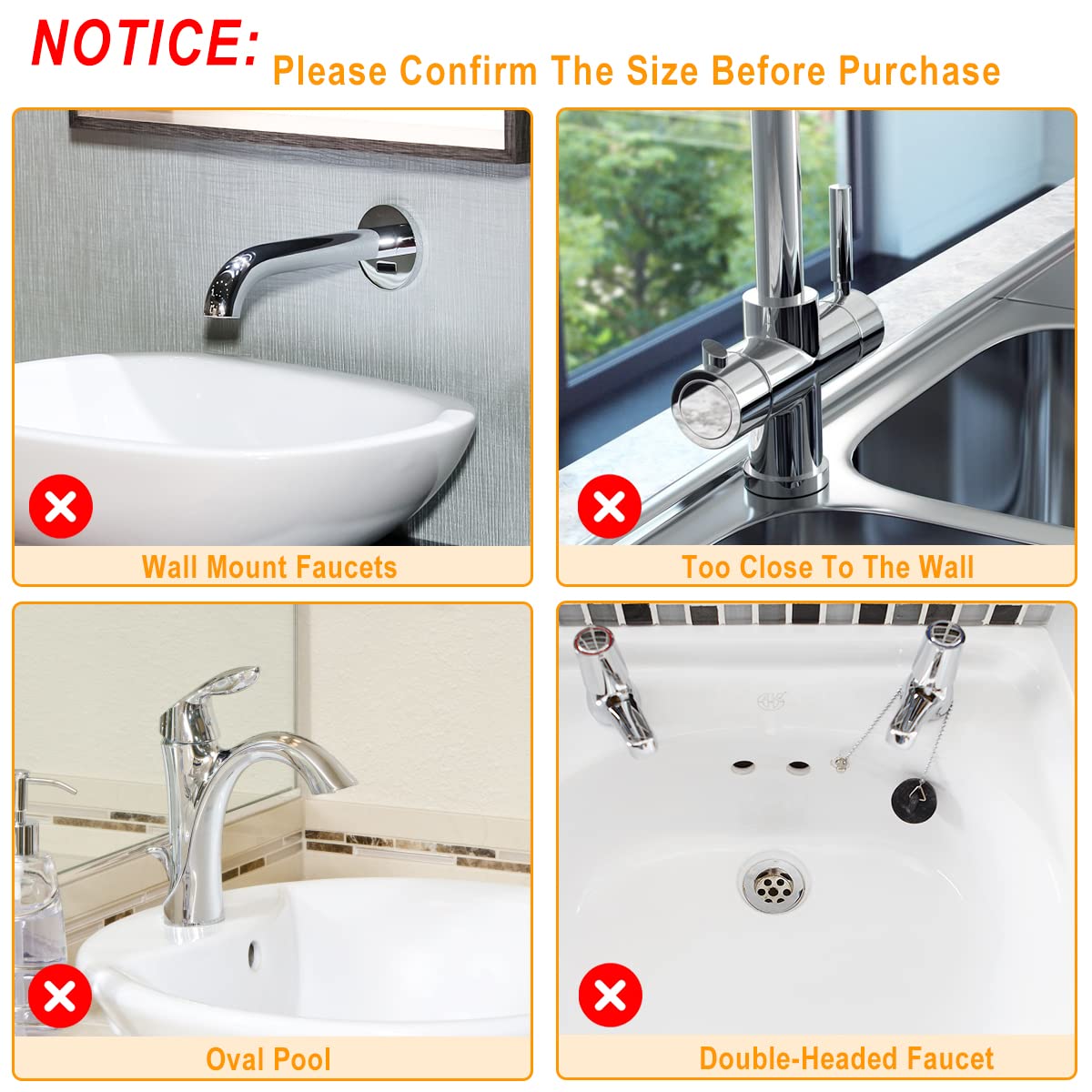 Silicone Sink Splash Guard - Non-Slip Faucet Mat for Kitchen & Bathroom | Water Absorbent Sink Accessory with Sponge Holder (Grey) | Perfect for Preventing Water Splashes While Washing Dishes or Brushing Teeth