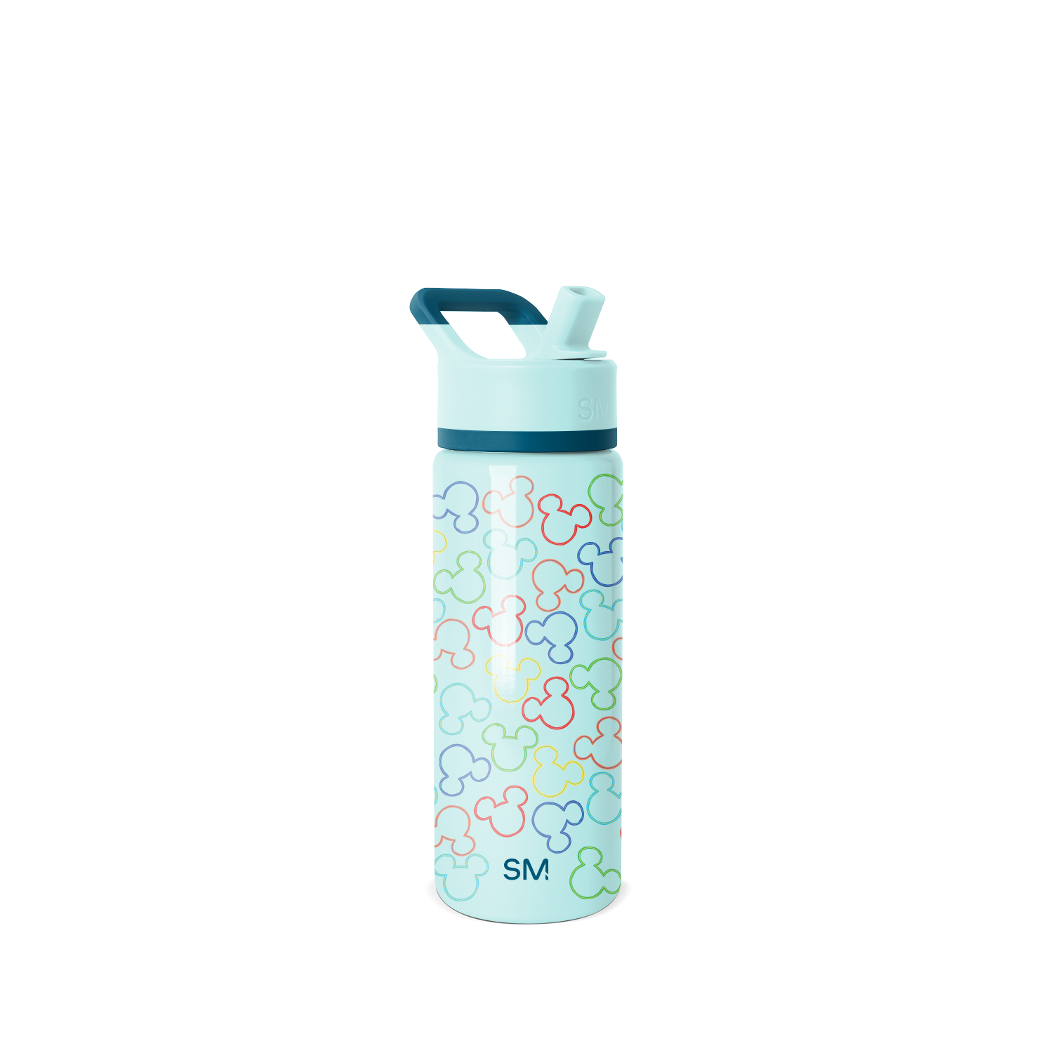 Summit Kids Water Bottle with Straw Lid - BPA Free, Leak Proof, 12oz Insulated Stainless Steel Bottle for School, Sports & Outdoor Activities