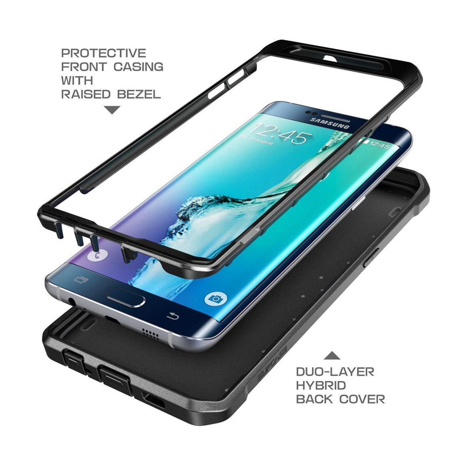 Samsung Galaxy S6 Edge Plus Unicorn Beetle Pro Rugged Holster Case - Heavy Duty Protective Cover with Kickstand & Belt Clip - Shockproof, Durable Phone Case for Outdoor, Work & Everyday Use