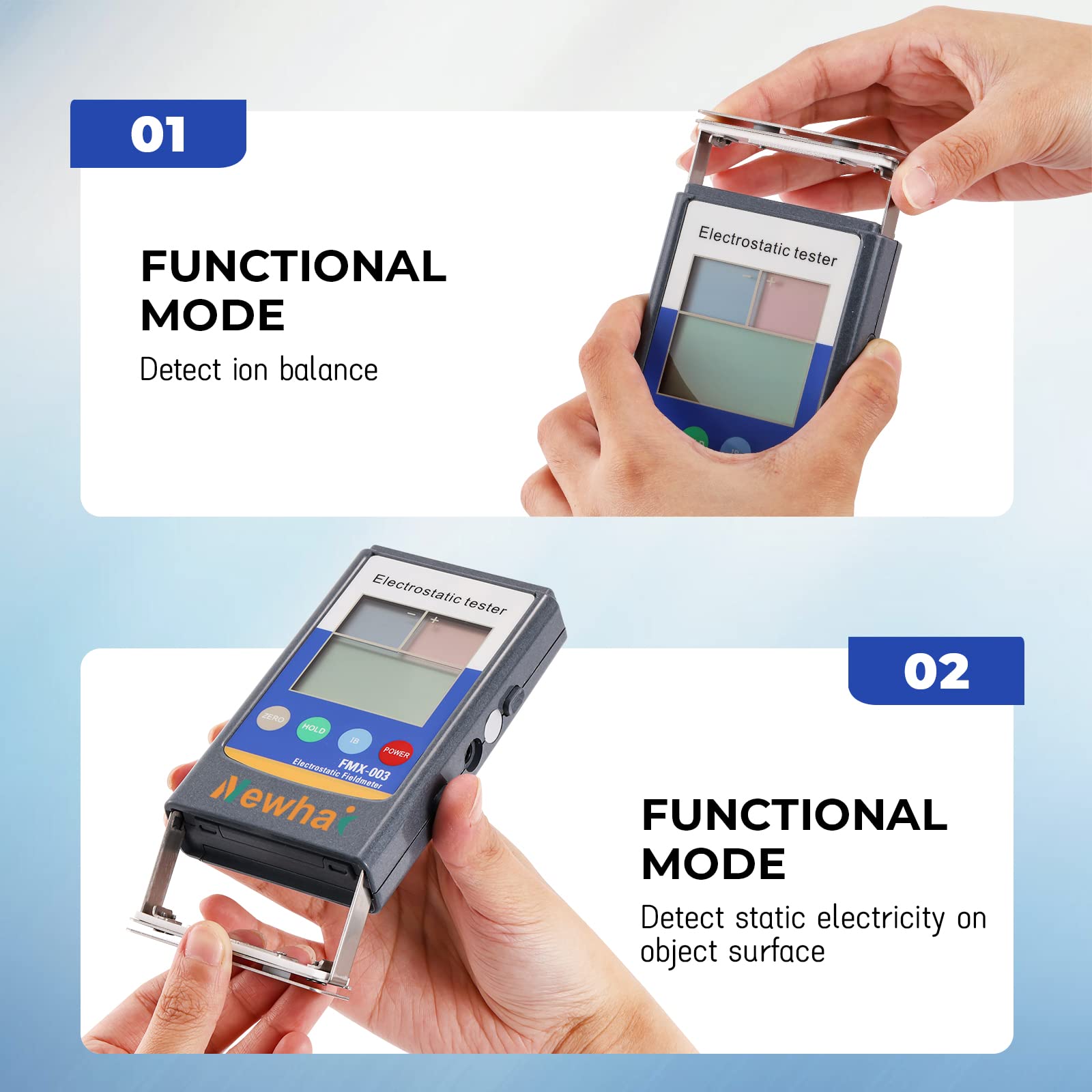 Upgraded 0-22KV Handheld Electrostatic Field Meter with 5% Accuracy - Portable Infrared Antistatic Tester for Textile, Fiber, Paper, Rubber & Plastic | Perfect for Industrial Safety, Quality Control & Static Charge Measurement in Manufacturing
