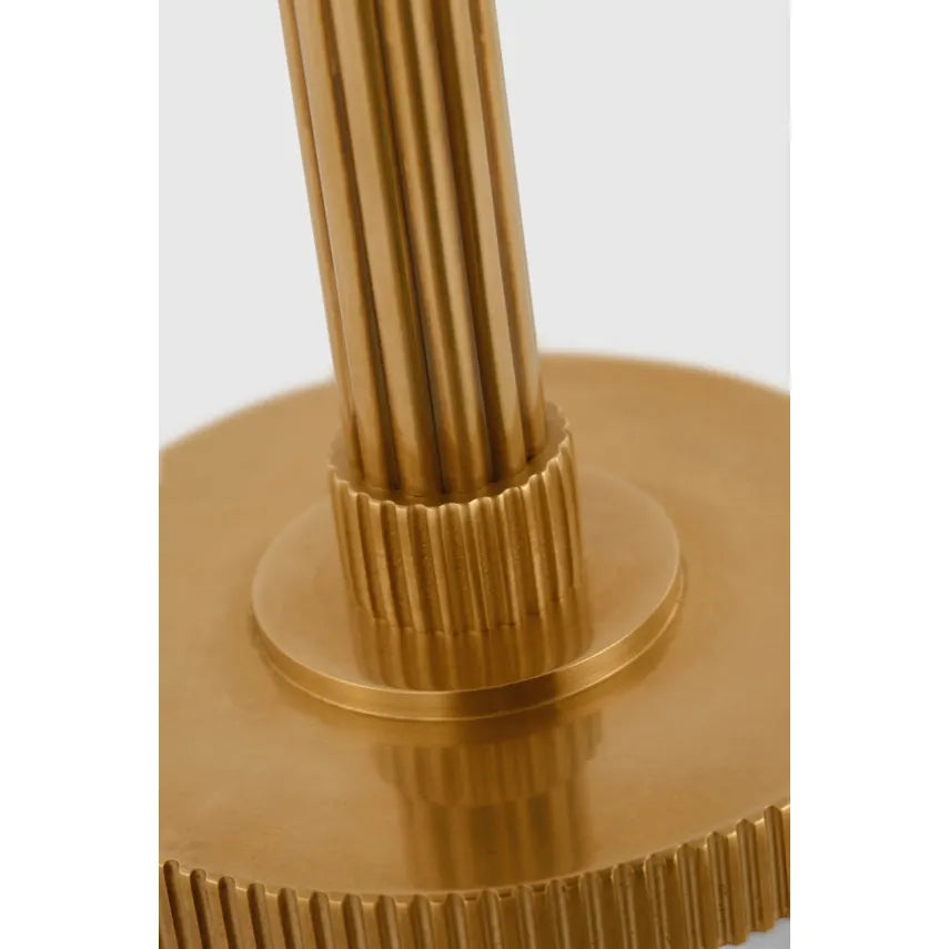Arden 9 Rechargeable Accent Lamp - Antique Brass Finish - Portable Table Light for Bedroom, Living Room & Outdoor Decor - Dimmable LED Night Light
