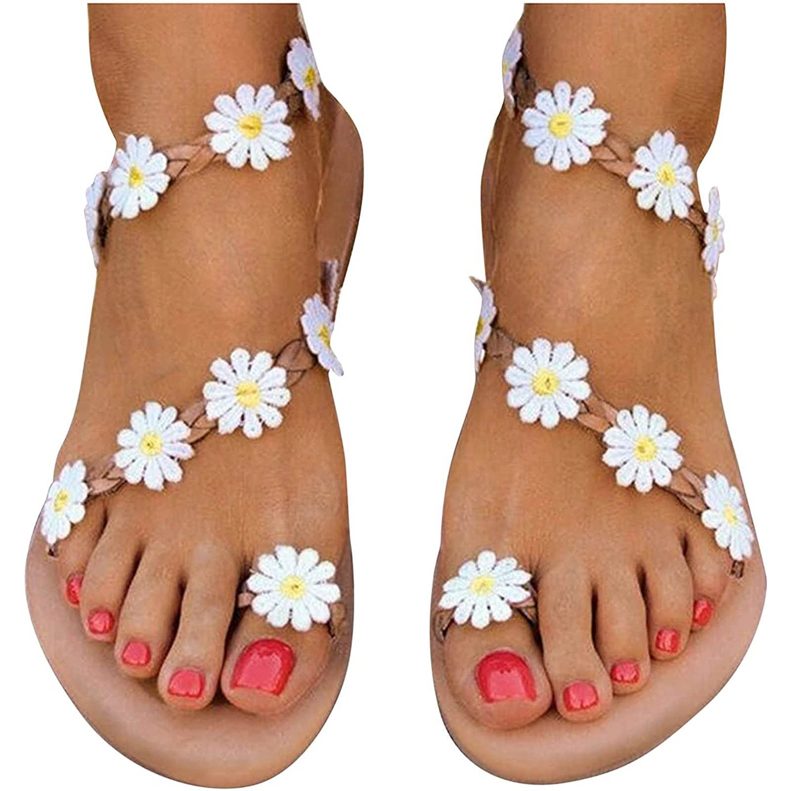 Women's Bohemian Tassel Sandals - Retro Roman Beach Shoes for Summer Casual Wear & Vacation - Perfect for Beach Outings, Poolside Lounging, and Festival Fashion