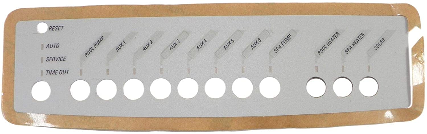 Jandy Power Center Decal Label 6782 - Replacement Decal for Jandy Power Center Boards & Dual Equipment | Fast USA Shipping | Perfect for Pool & Spa Equipment Maintenance