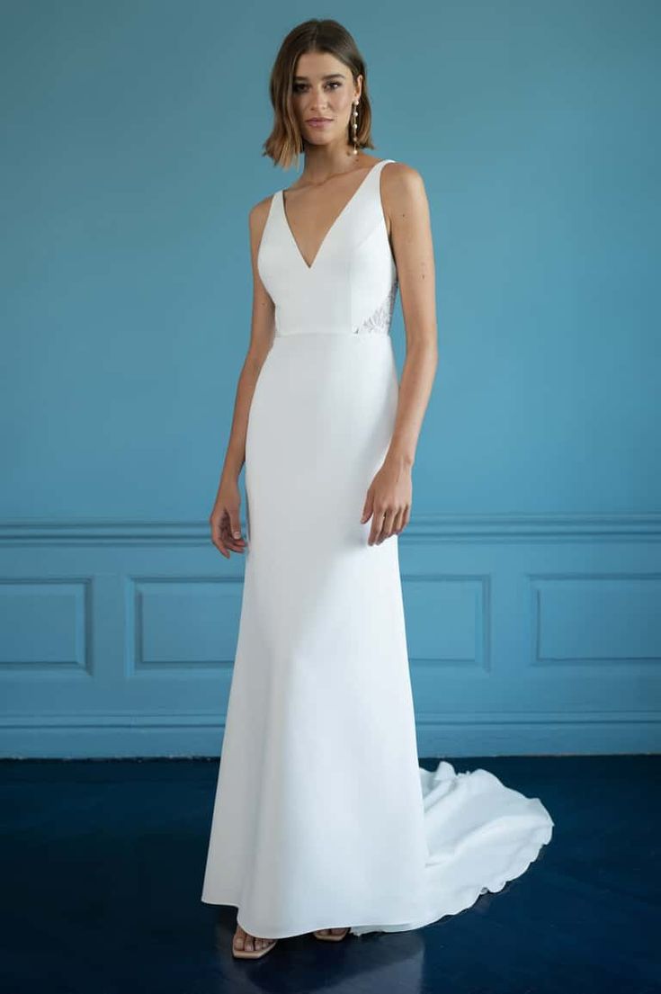 Jenny Yoo Loretta Applique Wedding Gown - Elegant Lace Bridal Dress for Romantic Ceremonies & Formal Events