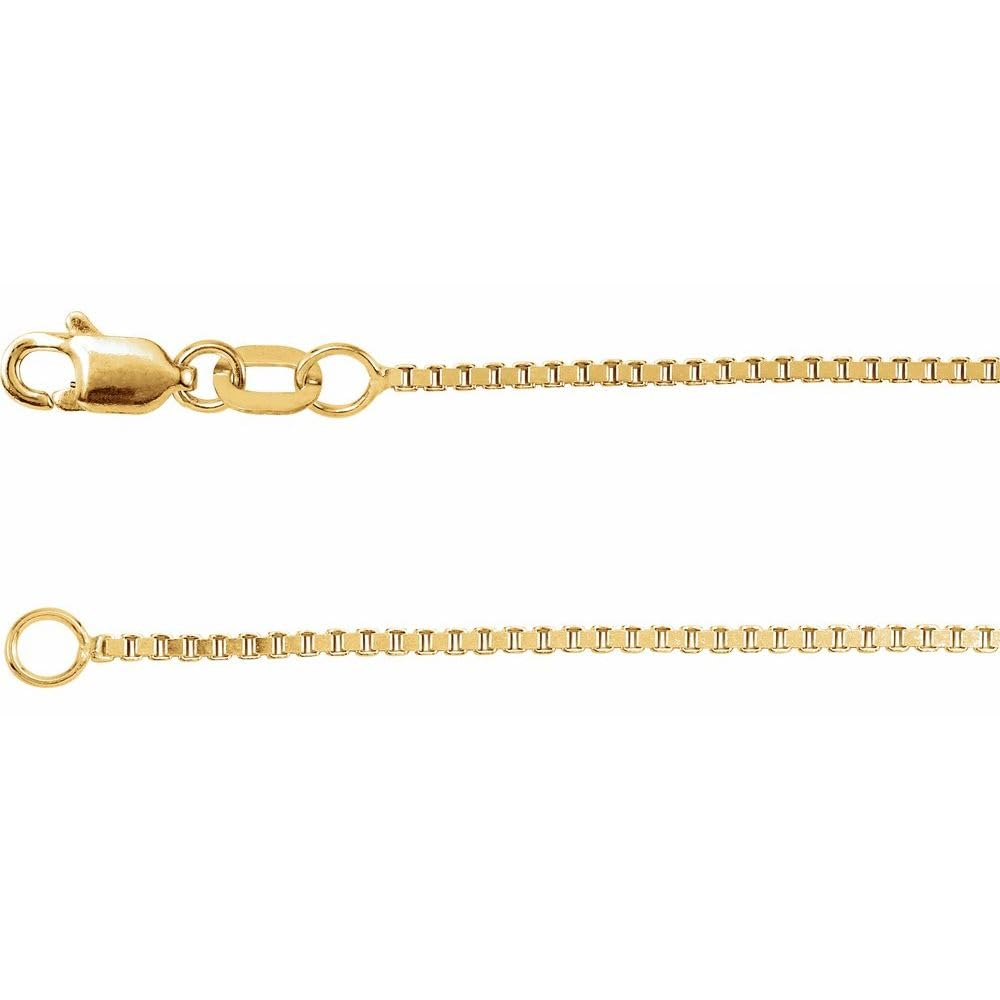 14k Gold 1mm Box Chain Bracelet - Dainty Minimalist Jewelry for Women, 7 Inch Adjustable Length, Perfect Gift for Her - Ideal for Everyday Wear, Special Occasions & Anniversary Gifts