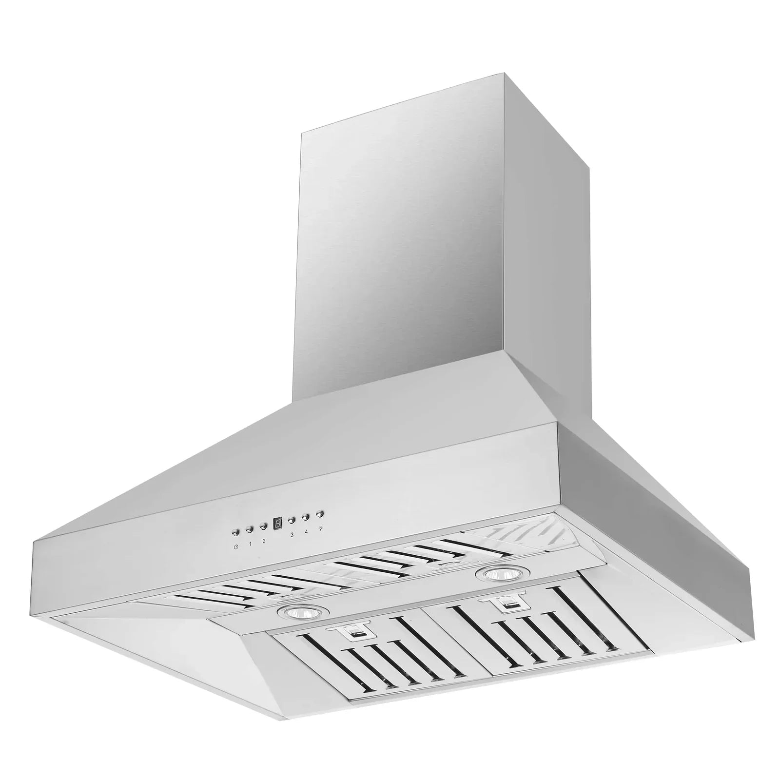 Forno 30 Inch 600 CFM Stainless Steel Wall Mount Range Hood - FRHWM5094 - Powerful Kitchen Ventilation for Smoke & Odor Removal - Perfect for Home Cooking & Grilling