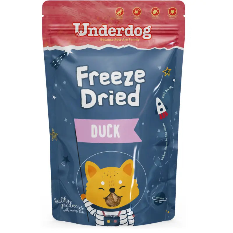 Premium Freeze Dried Dog Treats - 4 Natural Flavors (50g) | Grain-Free, High Protein Training Snacks for Small & Large Dogs | Perfect for Training, Rewards & Dental Health